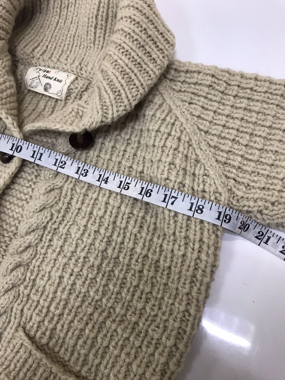 Japanese Brand Palpoa Coloured Cable Knit Sweater Size M / US 6-8 / IT 42-44 - 15 Thumbnail