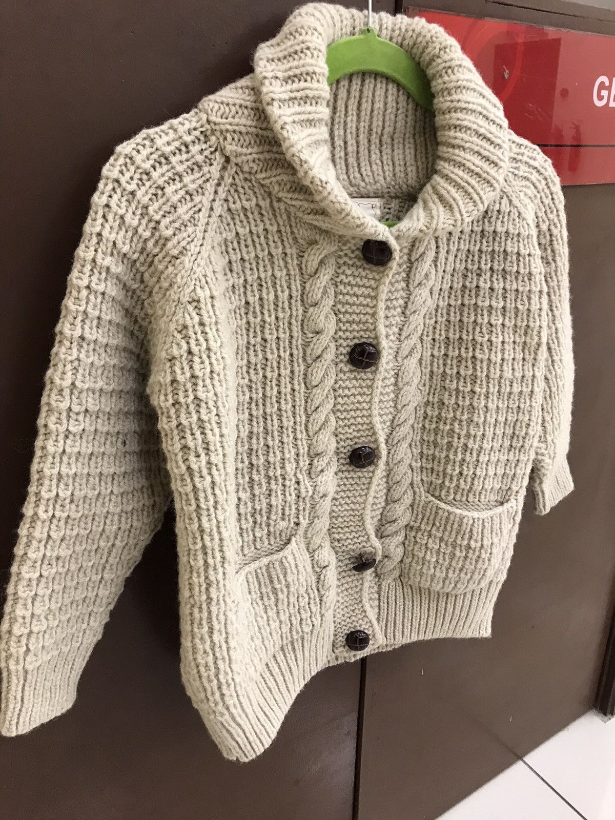 Japanese Brand Palpoa Coloured Cable Knit Sweater Size M / US 6-8 / IT 42-44 - 7 Thumbnail