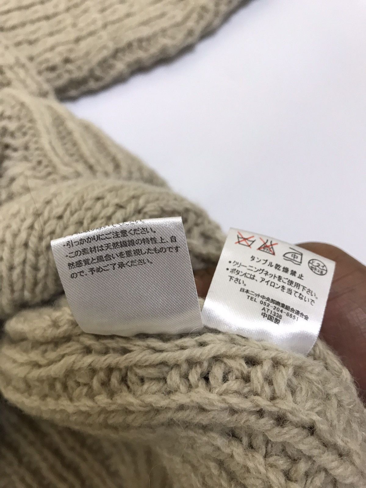 Japanese Brand Palpoa Coloured Cable Knit Sweater Size M / US 6-8 / IT 42-44 - 14 Thumbnail