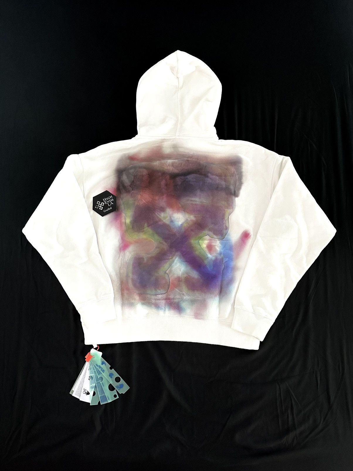 Off White Off White Blurred Watercolor Skate Hoodie Grailed