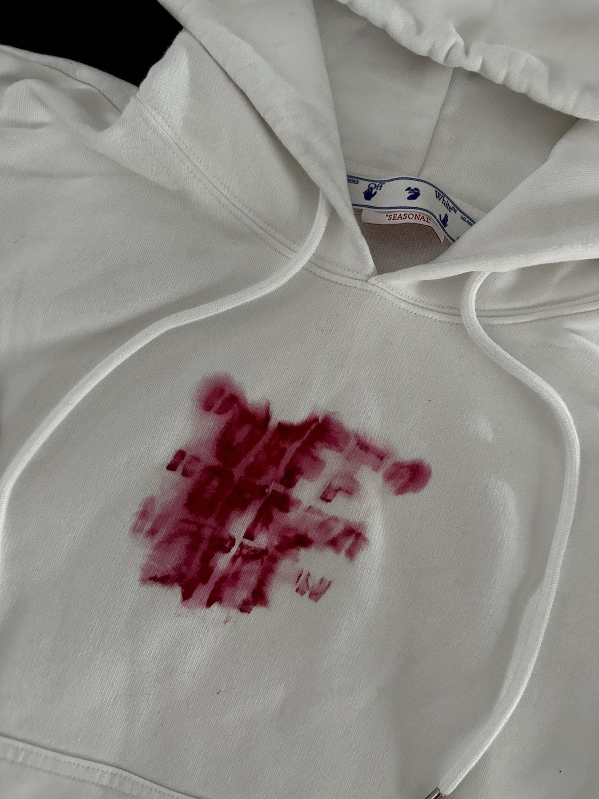 Off-White Off White Blurred Watercolor Skate Hoodie Size US M / EU 48-50 / 2 - 3 Thumbnail