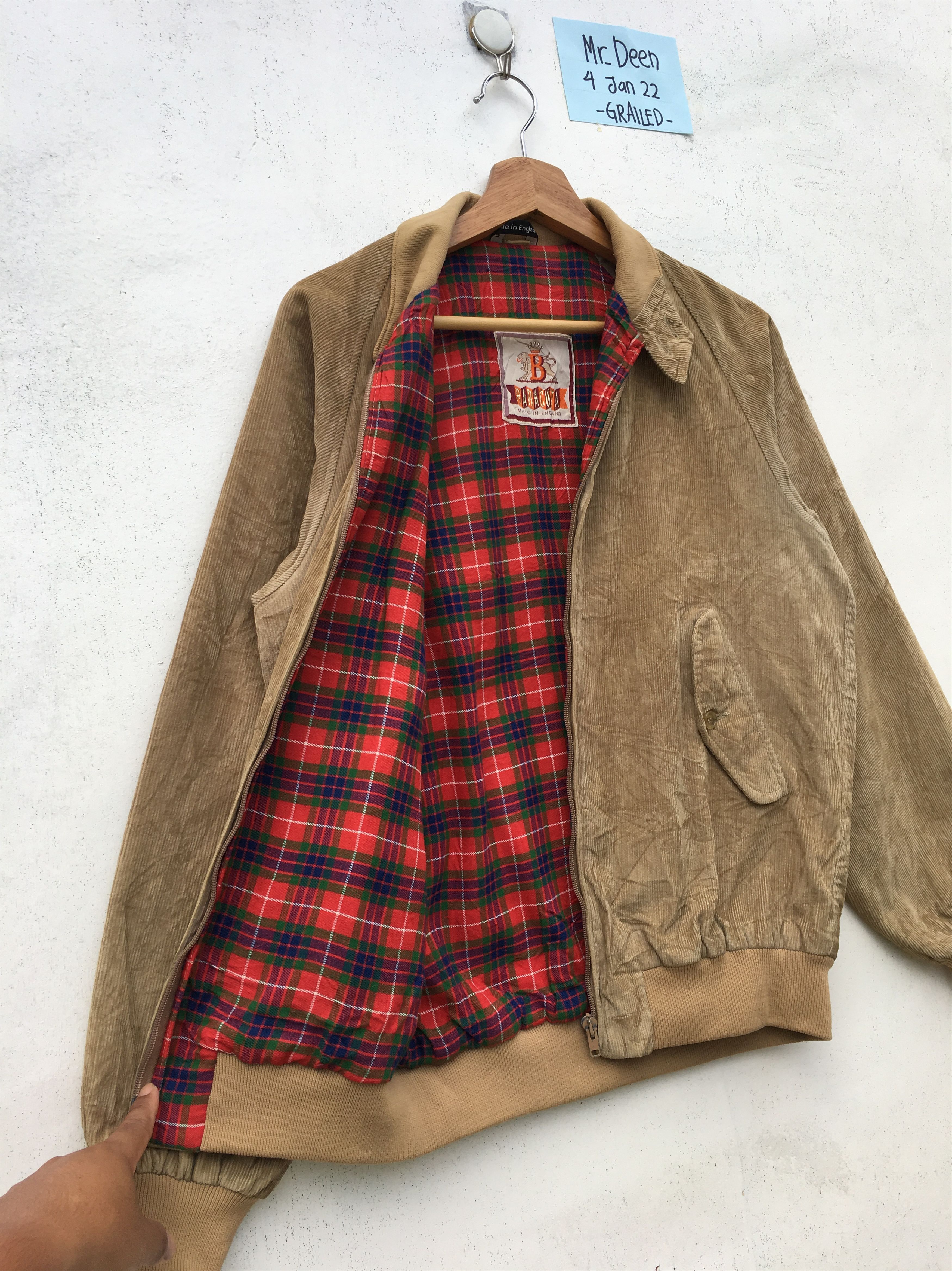 Baracuta Rare Vintage Baracuta Made in England Corduroy Jacket Size US M / EU 48-50 / 2 - 6 Thumbnail