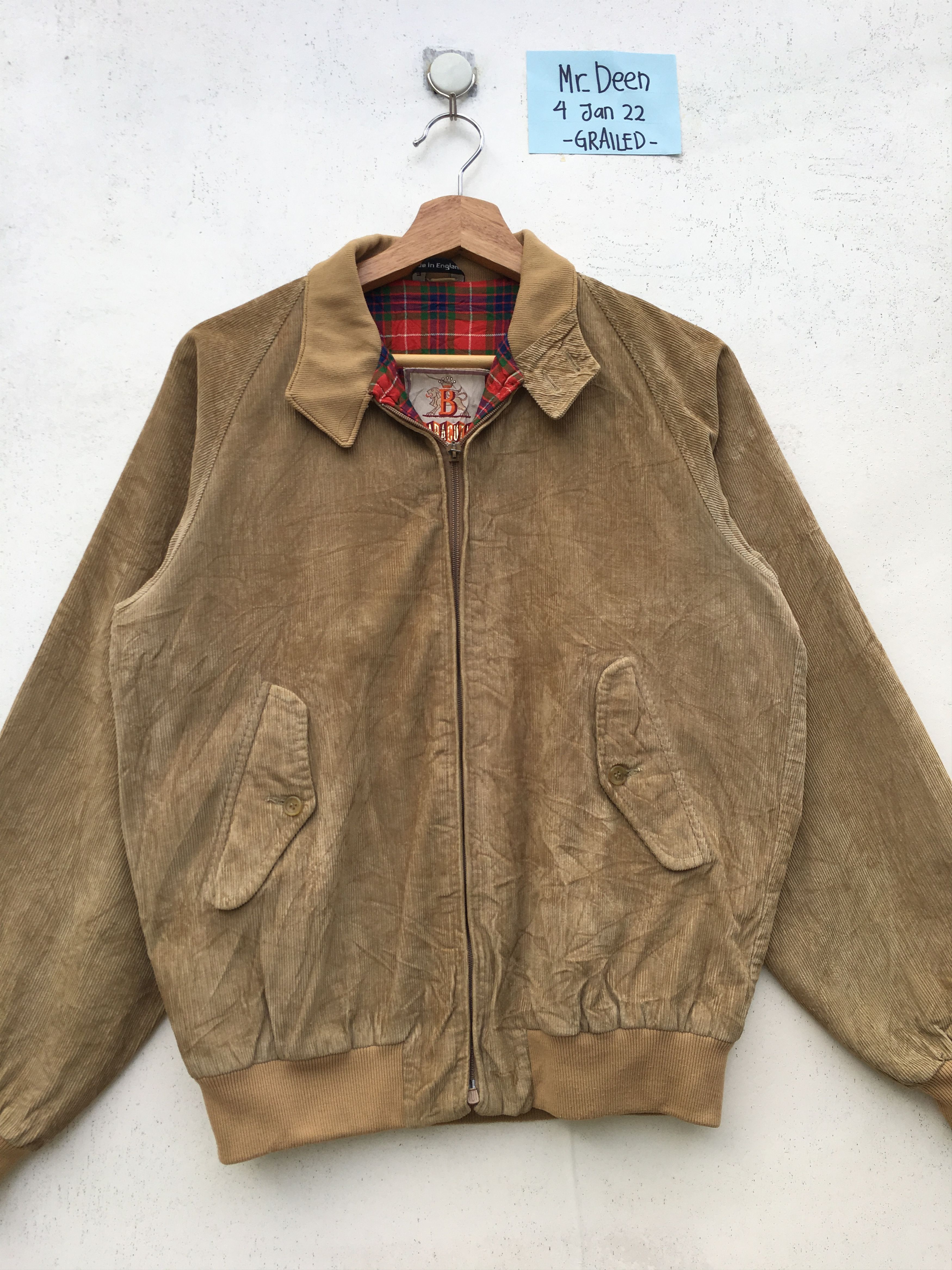 Baracuta Rare Vintage Baracuta Made in England Corduroy Jacket Size US M / EU 48-50 / 2 - 5 Thumbnail