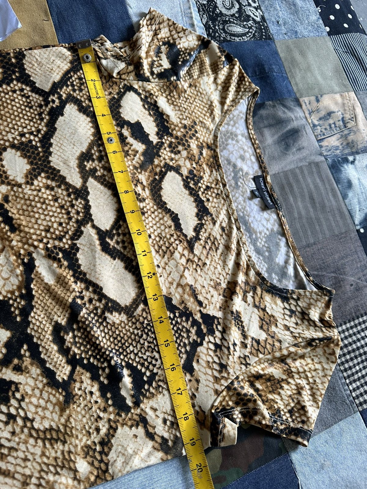 Other Howard Showers Fullprint Snakeskin Tshirt Size L / US 10 / IT 46 - 7 Thumbnail