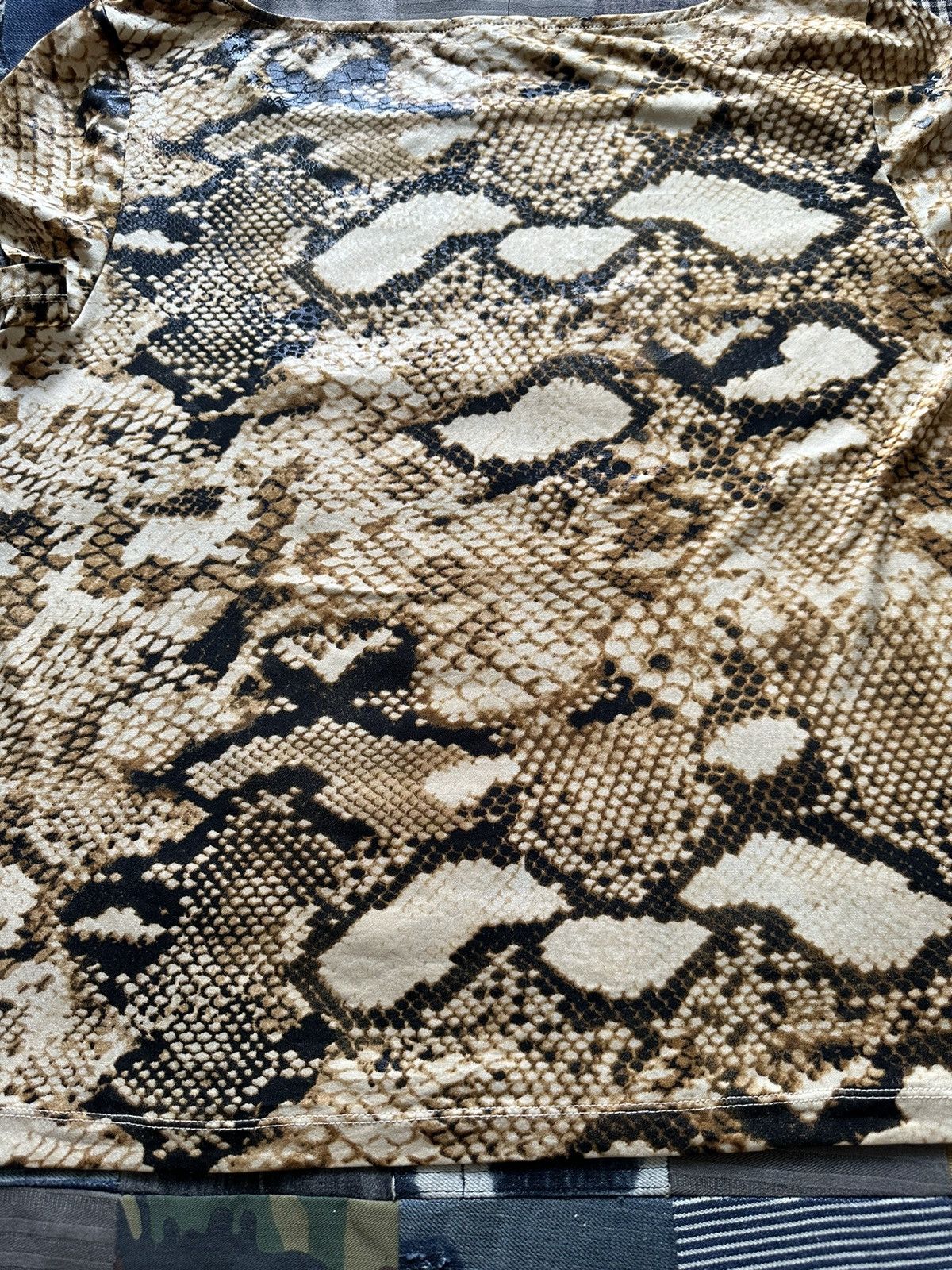 Other Howard Showers Fullprint Snakeskin Tshirt Size L / US 10 / IT 46 - 10 Thumbnail