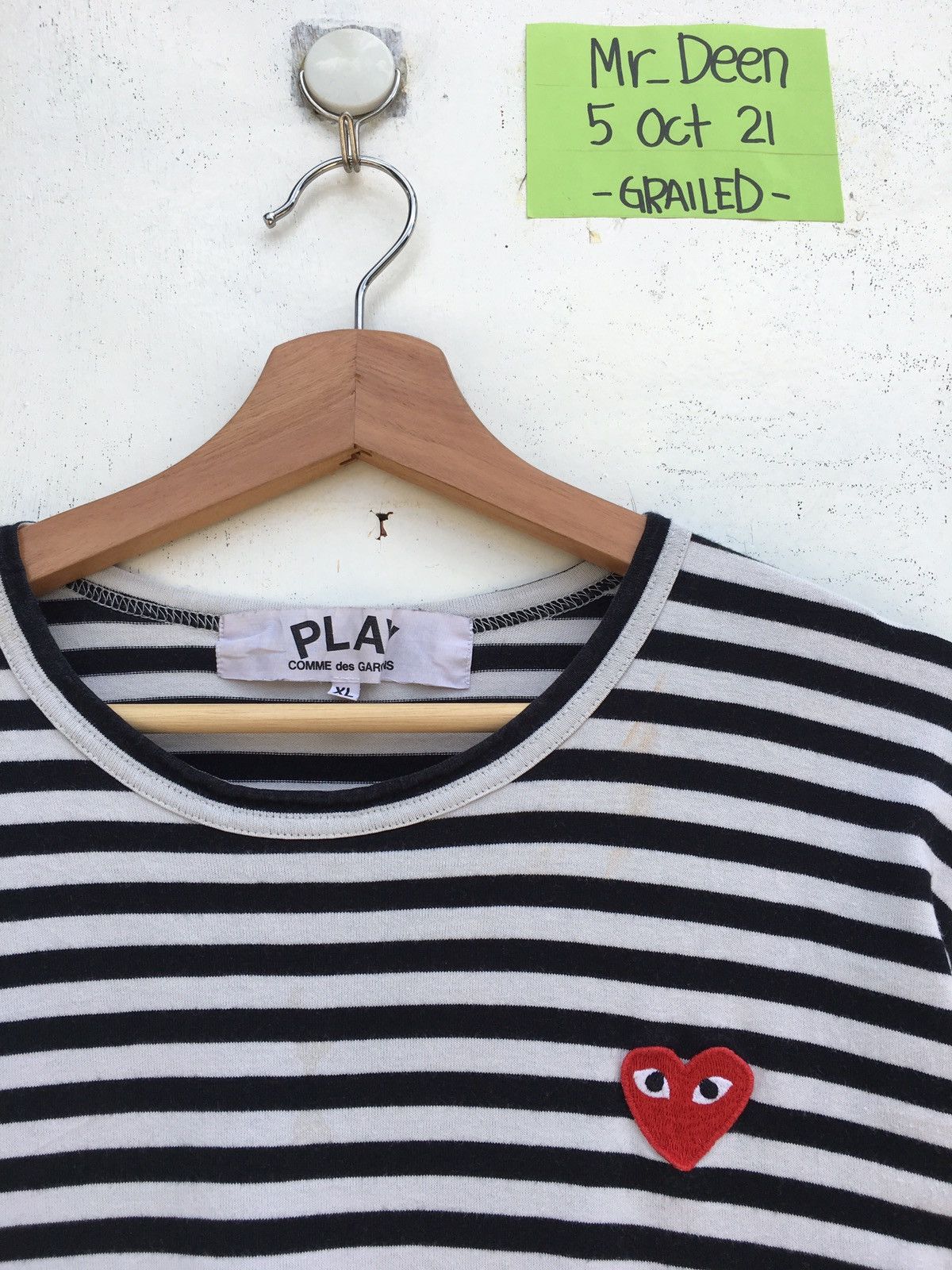 Comme des Garcons Rare Comme Des Garcons Play Striped Blue Longsleeve Size US M / EU 48-50 / 2 - 6 Thumbnail