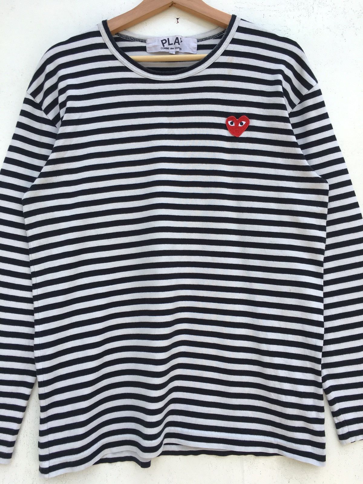 Comme des Garcons Rare Comme Des Garcons Play Striped Blue Longsleeve Size US M / EU 48-50 / 2 - 4 Thumbnail