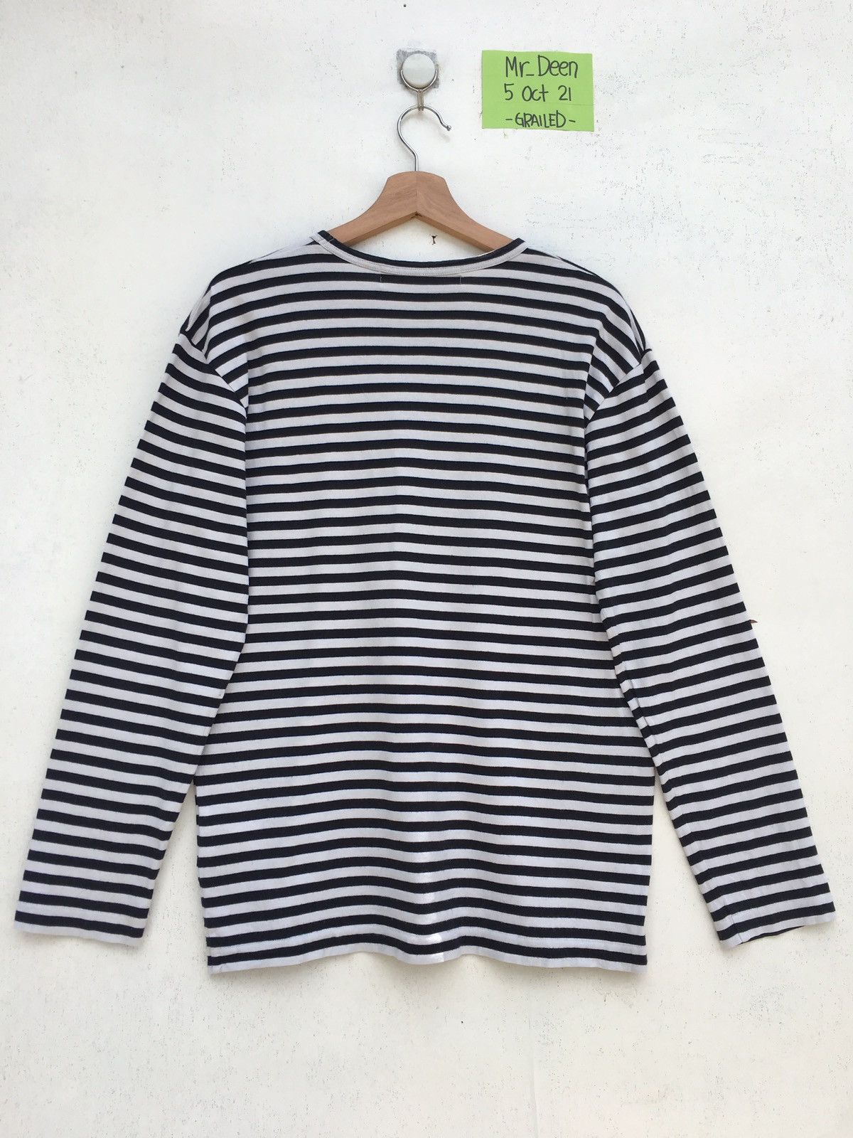 Comme des Garcons Rare Comme Des Garcons Play Striped Blue Longsleeve Size US M / EU 48-50 / 2 - 11 Thumbnail
