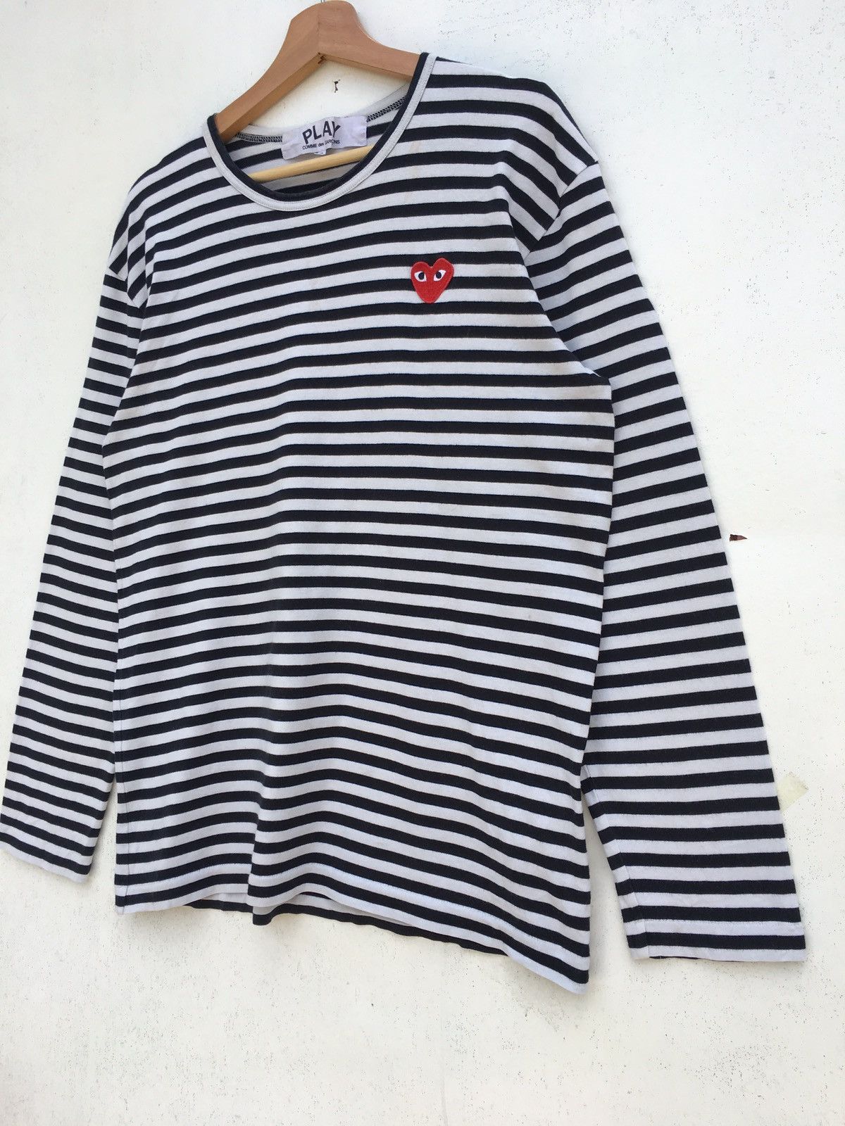 Comme des Garcons Rare Comme Des Garcons Play Striped Blue Longsleeve Size US M / EU 48-50 / 2 - 3 Thumbnail