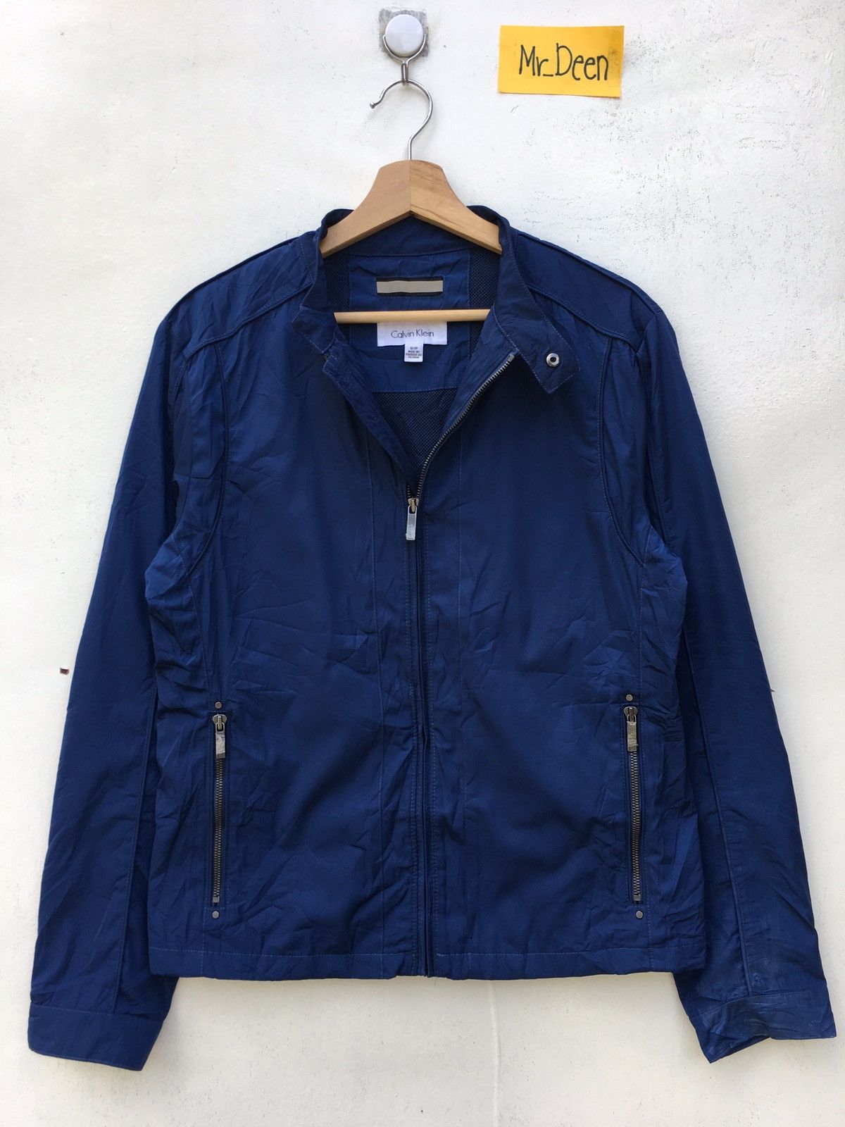 Calvin Klein Rare Calvin Klein Zip Up Windbreaker Size US M / EU 48-50 / 2 - 1 Thumbnail