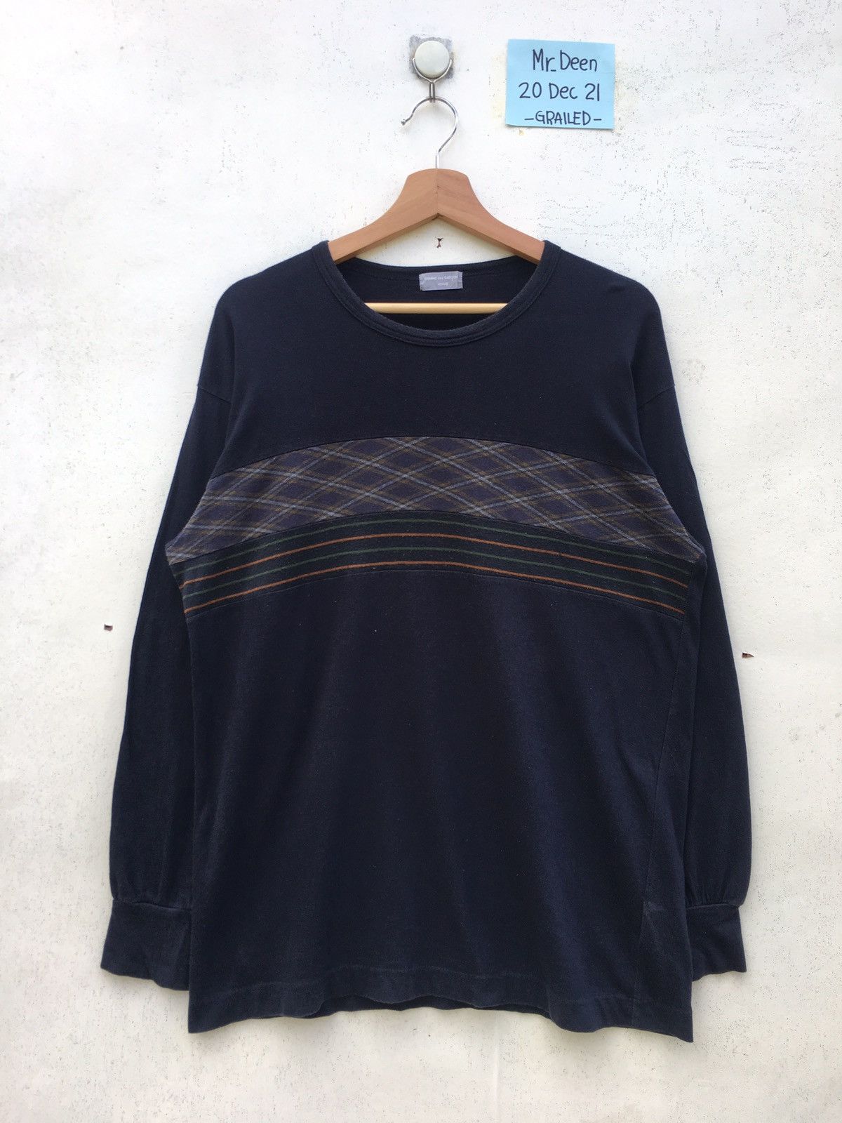 Comme des Garcons Vintage AD1993 Comme Des Garcons Homme Longsleeve Shirt Size US M / EU 48-50 / 2 - 1 Thumbnail