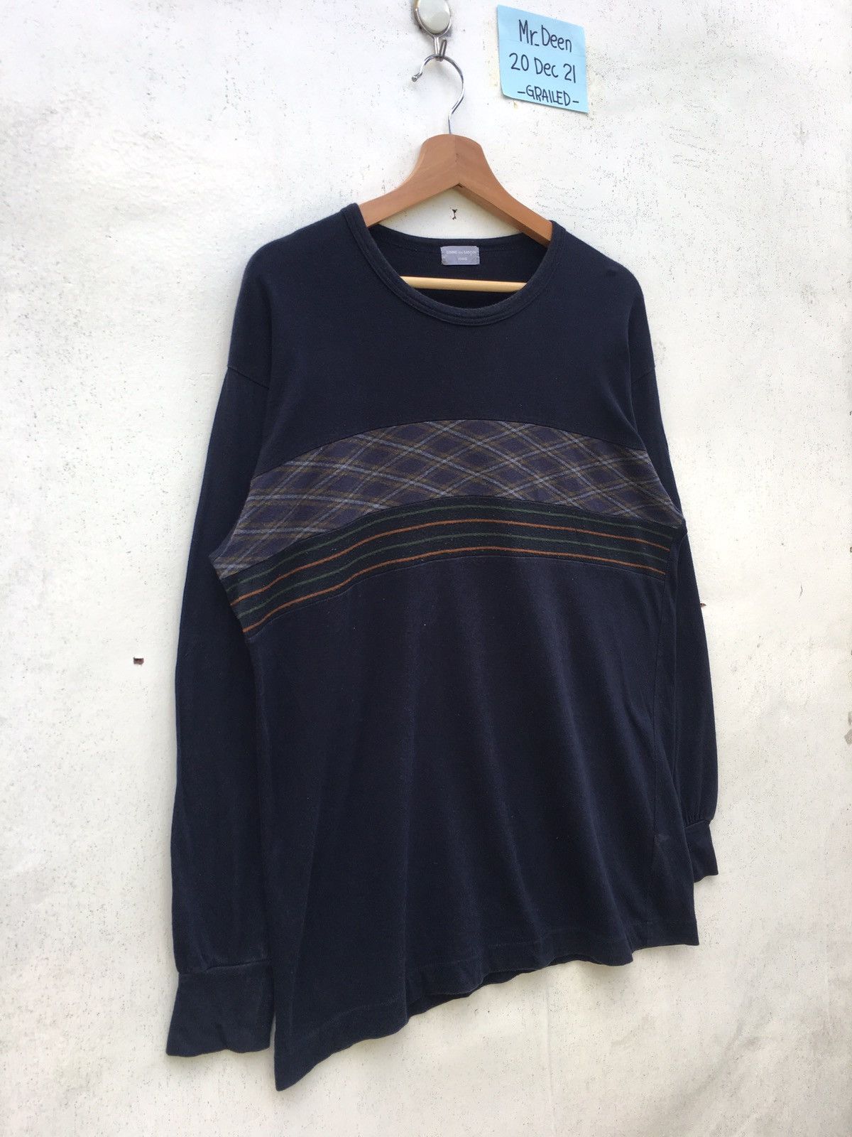 Comme des Garcons Vintage AD1993 Comme Des Garcons Homme Longsleeve Shirt Size US M / EU 48-50 / 2 - 2 Thumbnail