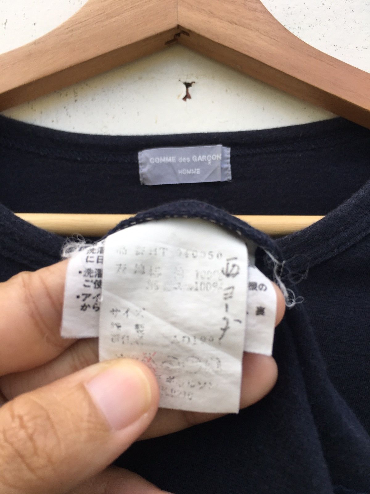Comme des Garcons Vintage AD1993 Comme Des Garcons Homme Longsleeve Shirt Size US M / EU 48-50 / 2 - 8 Thumbnail