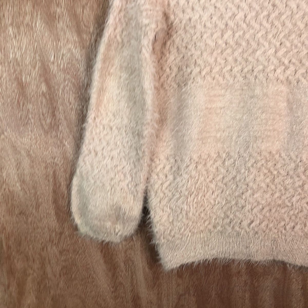 Japanese Brand Cecil Mc Bee Shag Shaggy Fur Mohair Knitwear #6659 Size M / US 6-8 / IT 42-44 - 9 Thumbnail