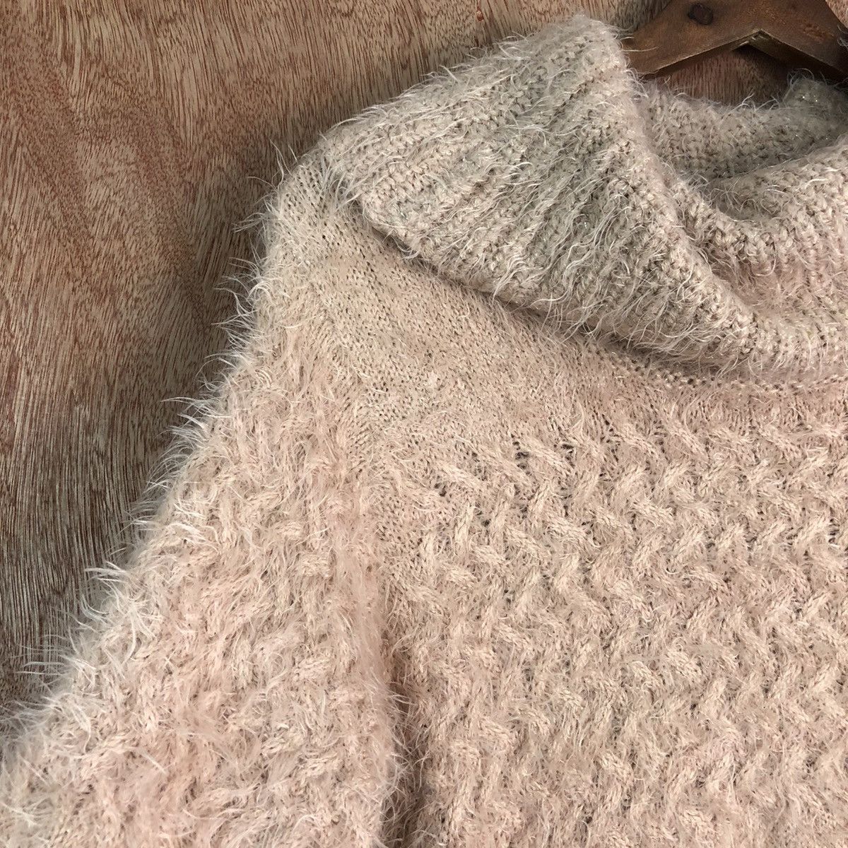 Japanese Brand Cecil Mc Bee Shag Shaggy Fur Mohair Knitwear #6659 Size M / US 6-8 / IT 42-44 - 6 Thumbnail