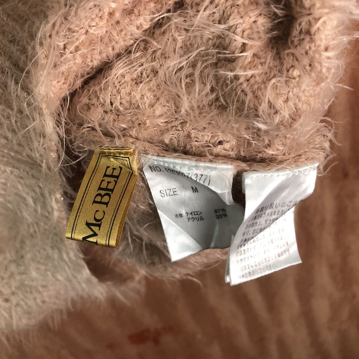 Japanese Brand Cecil Mc Bee Shag Shaggy Fur Mohair Knitwear #6659 Size M / US 6-8 / IT 42-44 - 7 Thumbnail