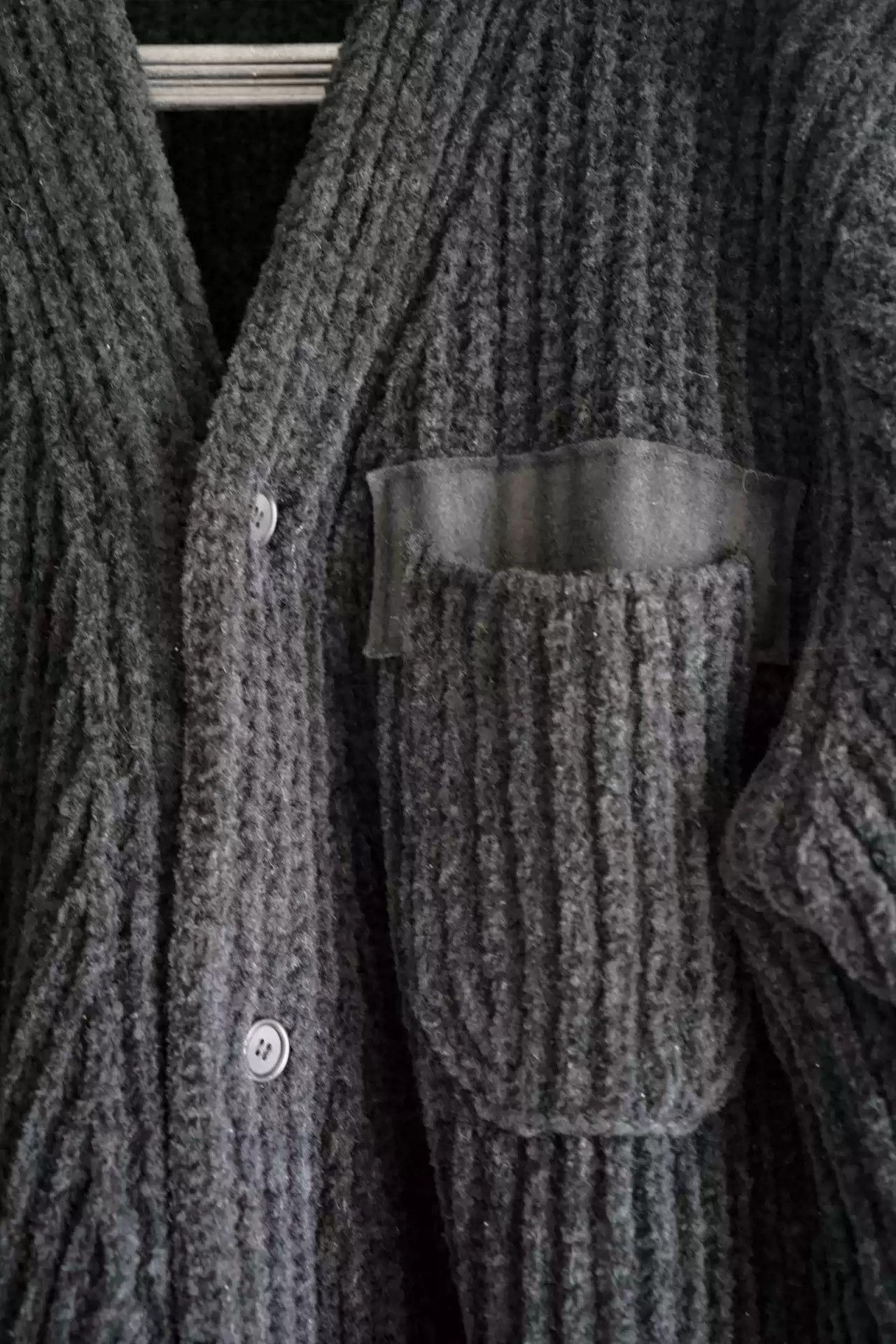 Yohji Yamamoto Yohji Yamamoto 18aw Knitted Long Wool Shirt Size US L / EU 52-54 / 3 - 3 Thumbnail
