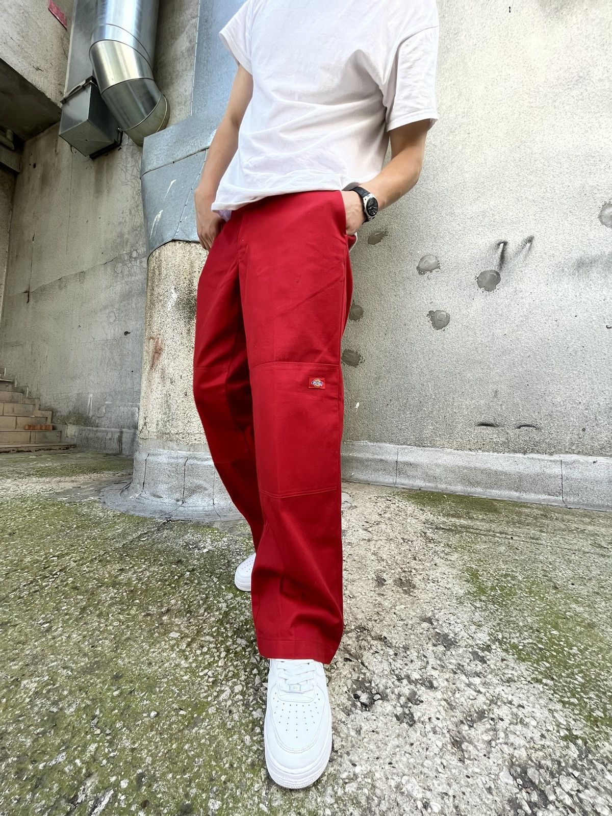 Dickies Vintage Dickies Pants Double Logo Red Size US 32 / EU 48 - 8 Thumbnail