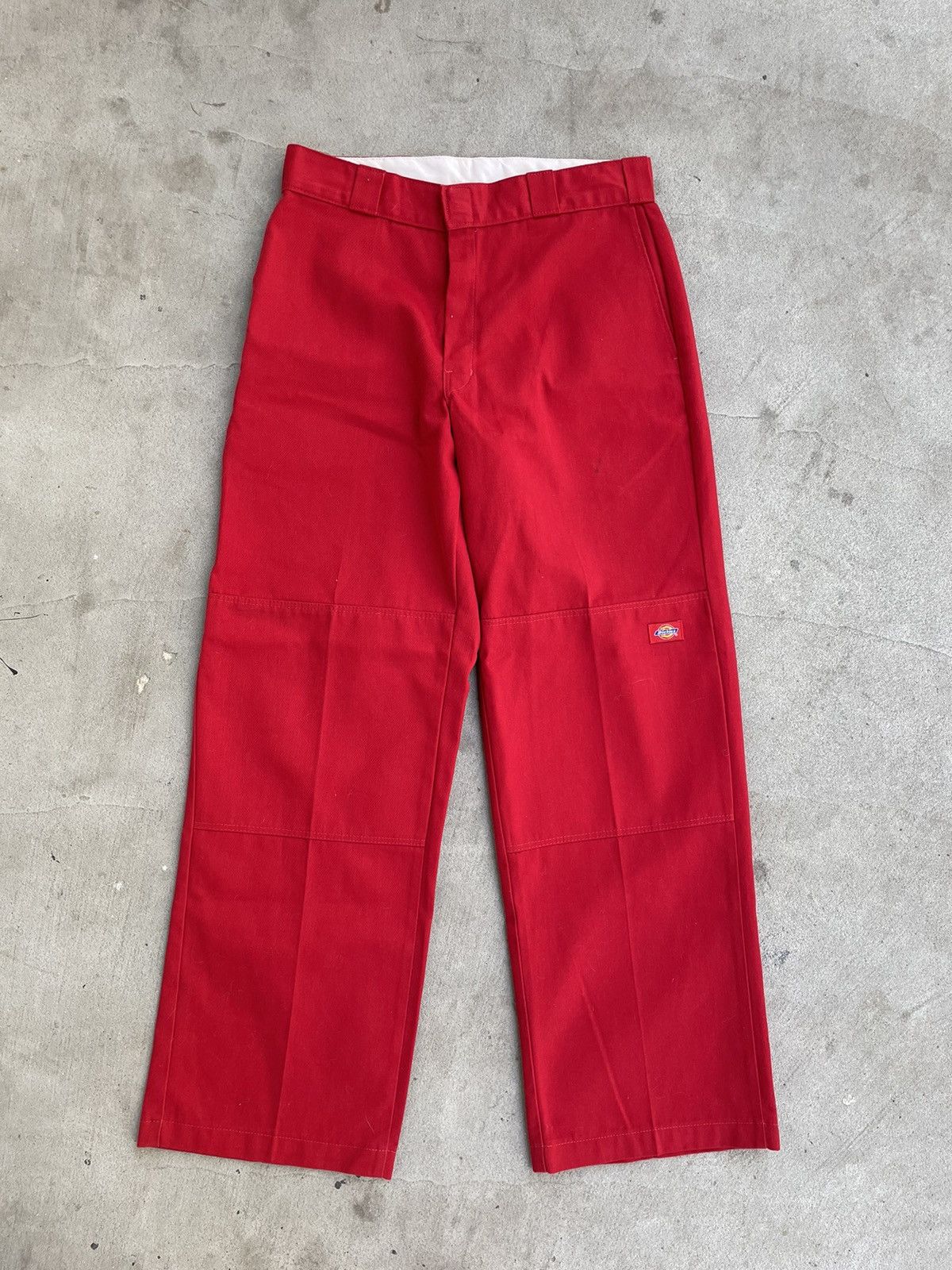 Dickies Vintage Dickies Pants Double Logo Red Size US 32 / EU 48 - 3 Thumbnail