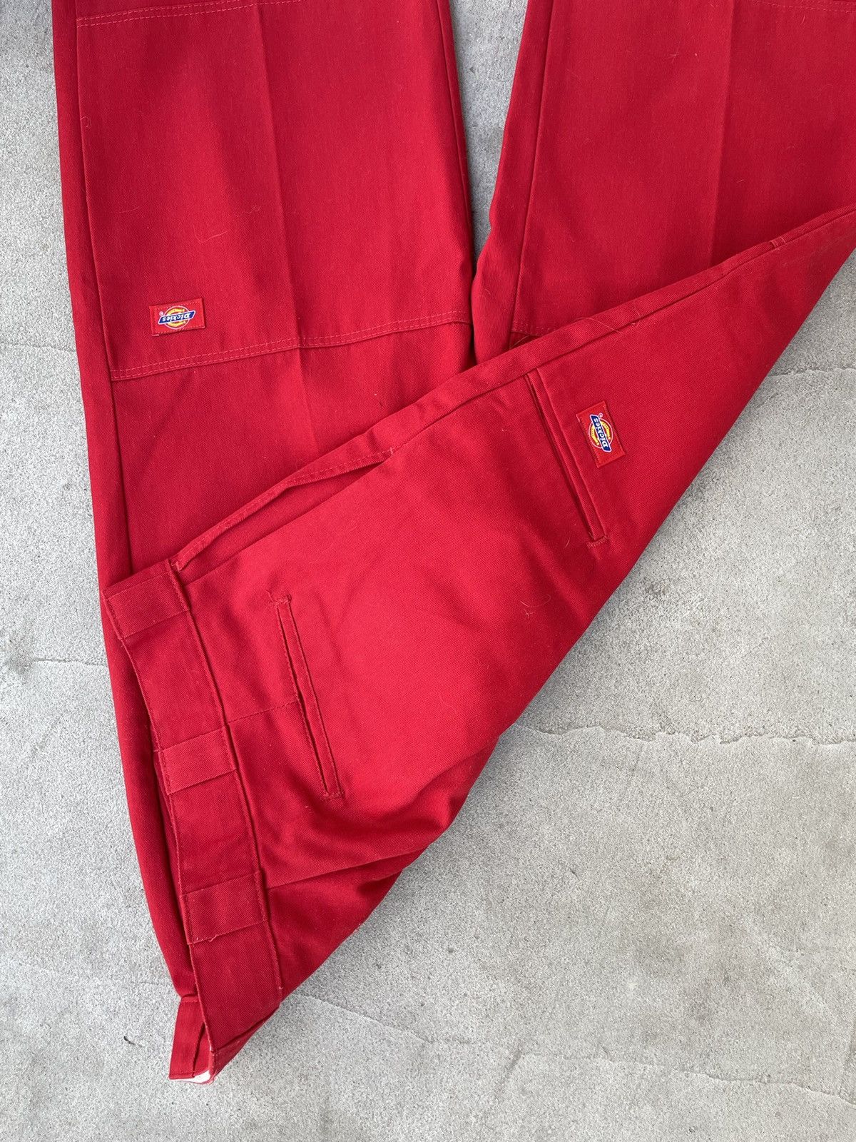 Dickies Vintage Dickies Pants Double Logo Red Size US 32 / EU 48 - 6 Thumbnail
