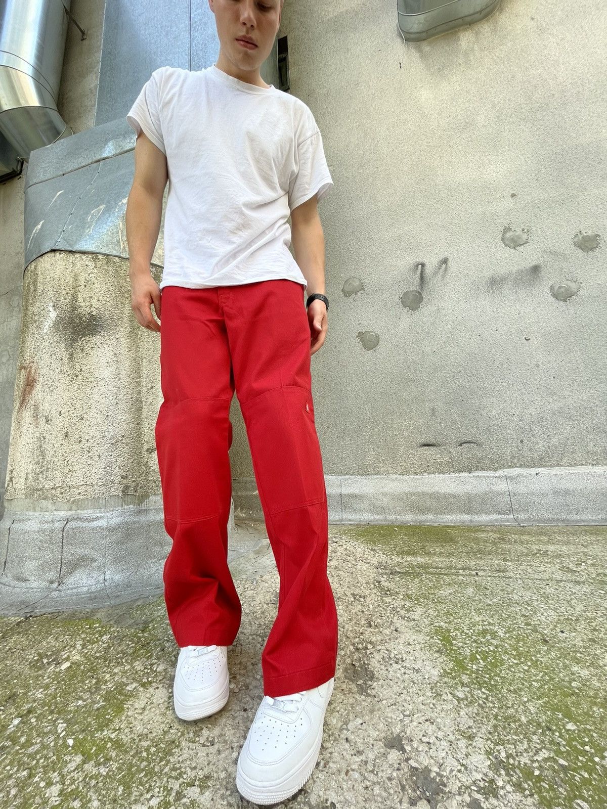 Dickies Vintage Dickies Pants Double Logo Red Size US 32 / EU 48 - 7 Thumbnail
