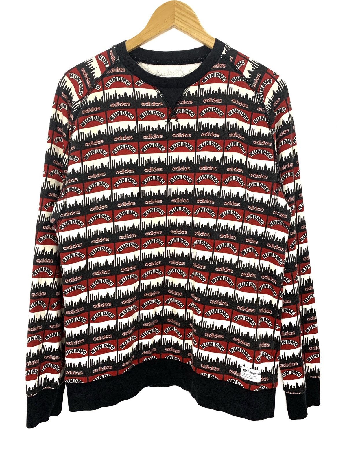 Adidas VTG Adidas X Run Dmc All Over Print Jeremy Scott Sweatshirts Size US S / EU 44-46 / 1 - 1 Thumbnail