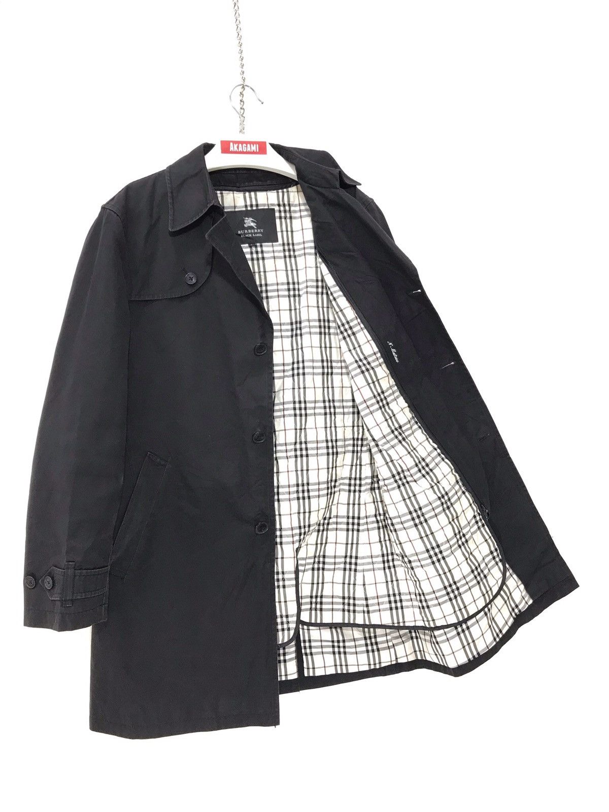 Burberry Burberry Black Label Over Coat Nova Check 2🟩9 Size US M / EU 48-50 / 2 - 1 Thumbnail