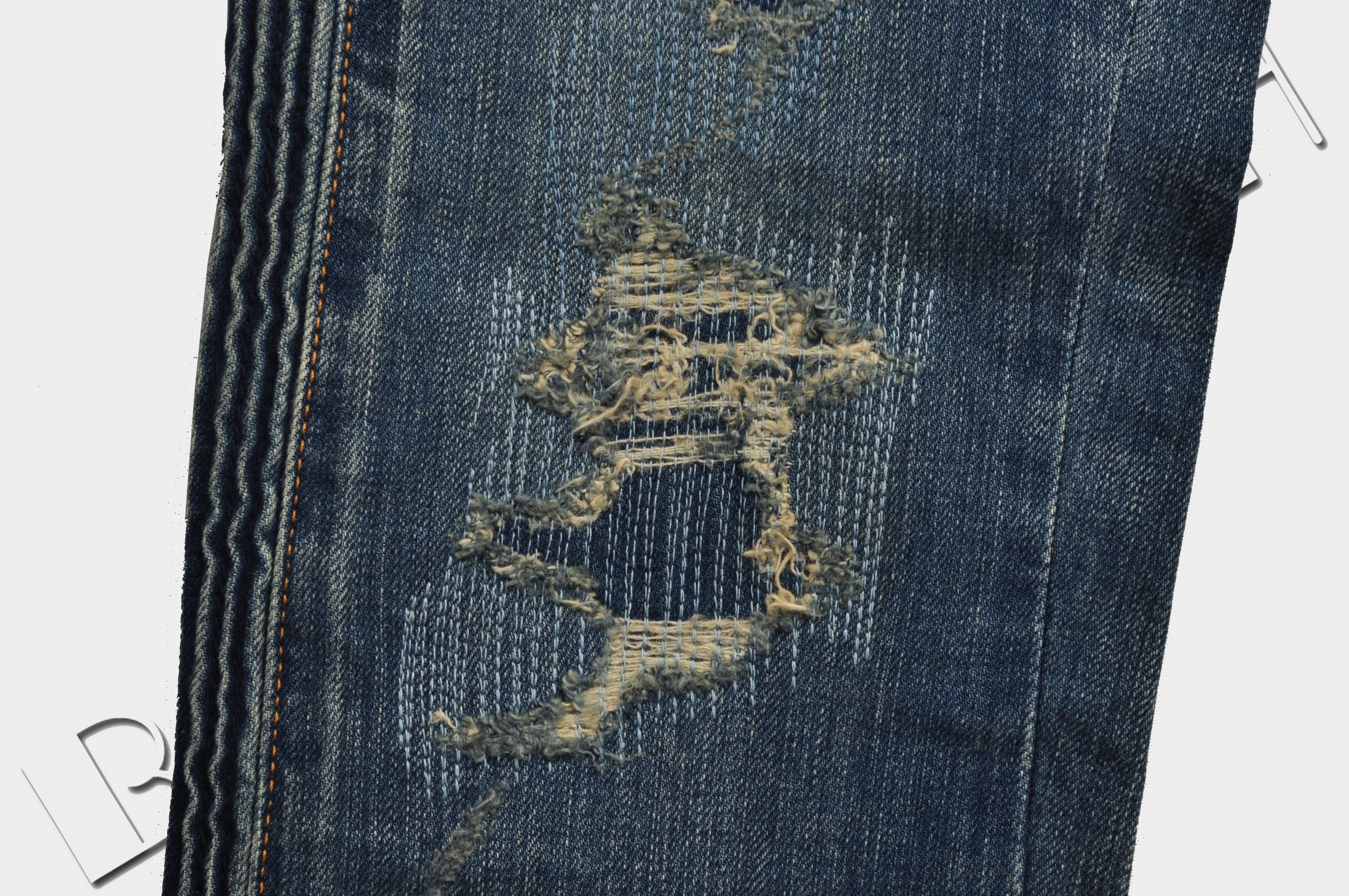 Balmain Distressed Slim Fit Skinny Blue Jeans Size US 28 / EU 44 - 7 Thumbnail