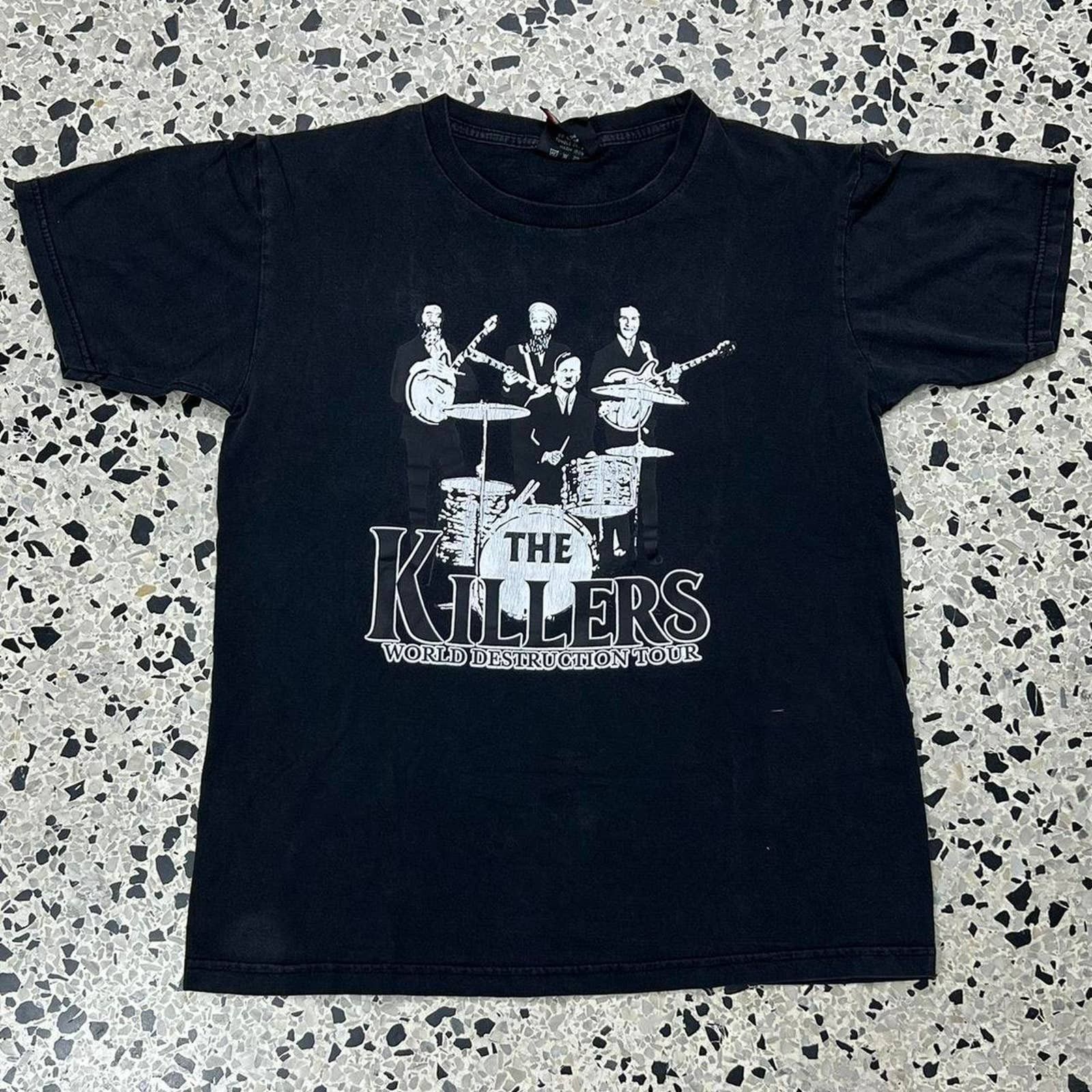 Japanese Brand × Vintage VINTAGE Y2K THE KILLERS WORLD DESTRUCTION TOUR TEE Size US M / EU 48-50 / 2 - 1 Thumbnail
