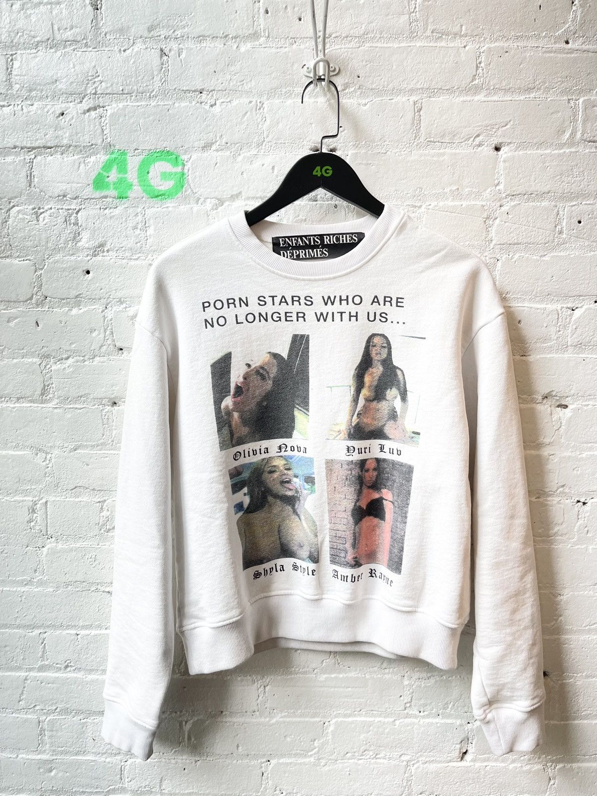 Enfants Riches Deprimes ERD DEAD PORNSTARS PORN SWEATER NEW 4Gseller |  Grailed