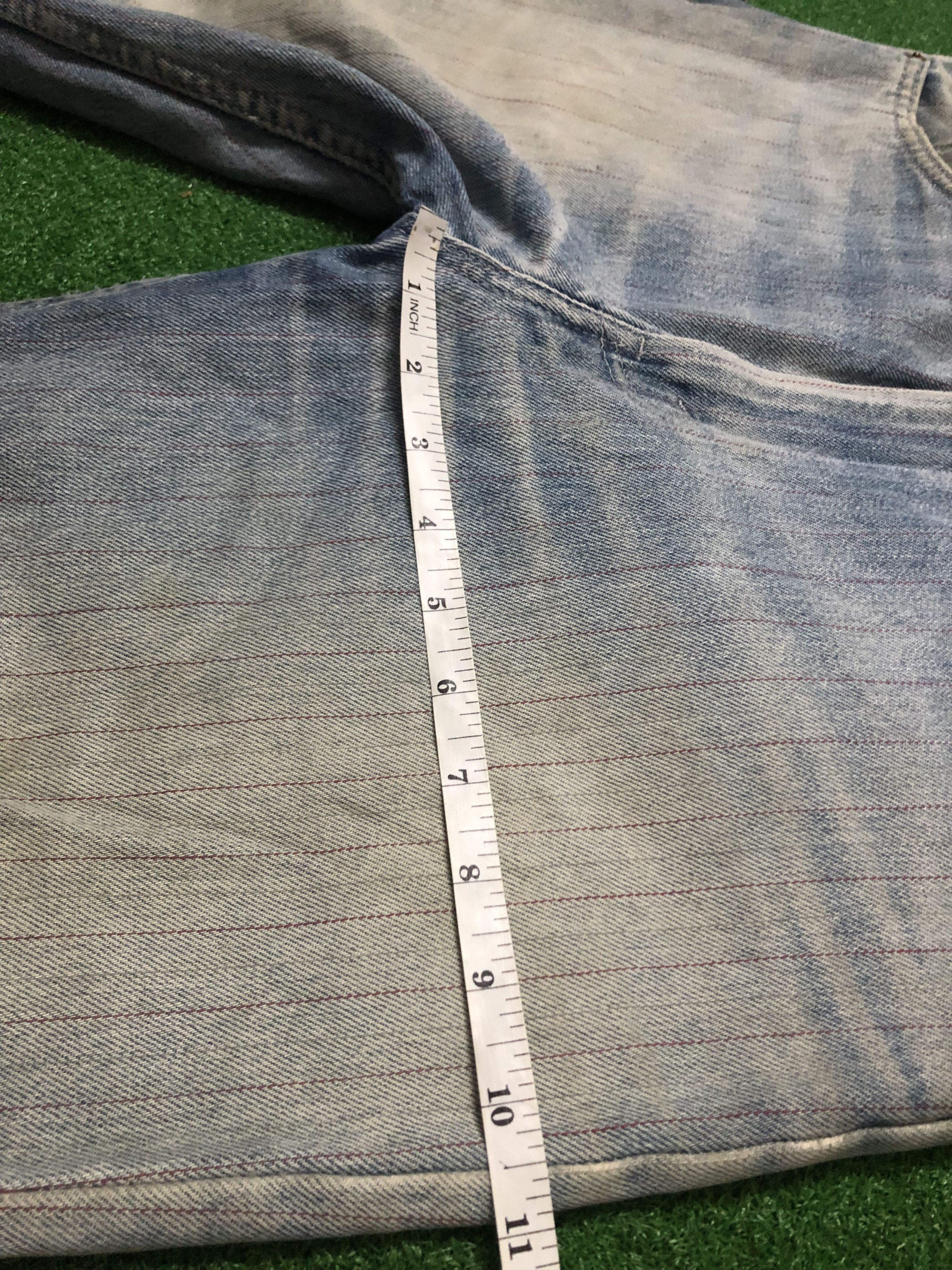 Levi's Vintage Levis 1975 Red Stripe Design Denim Pants Size US 33 - 8 Thumbnail