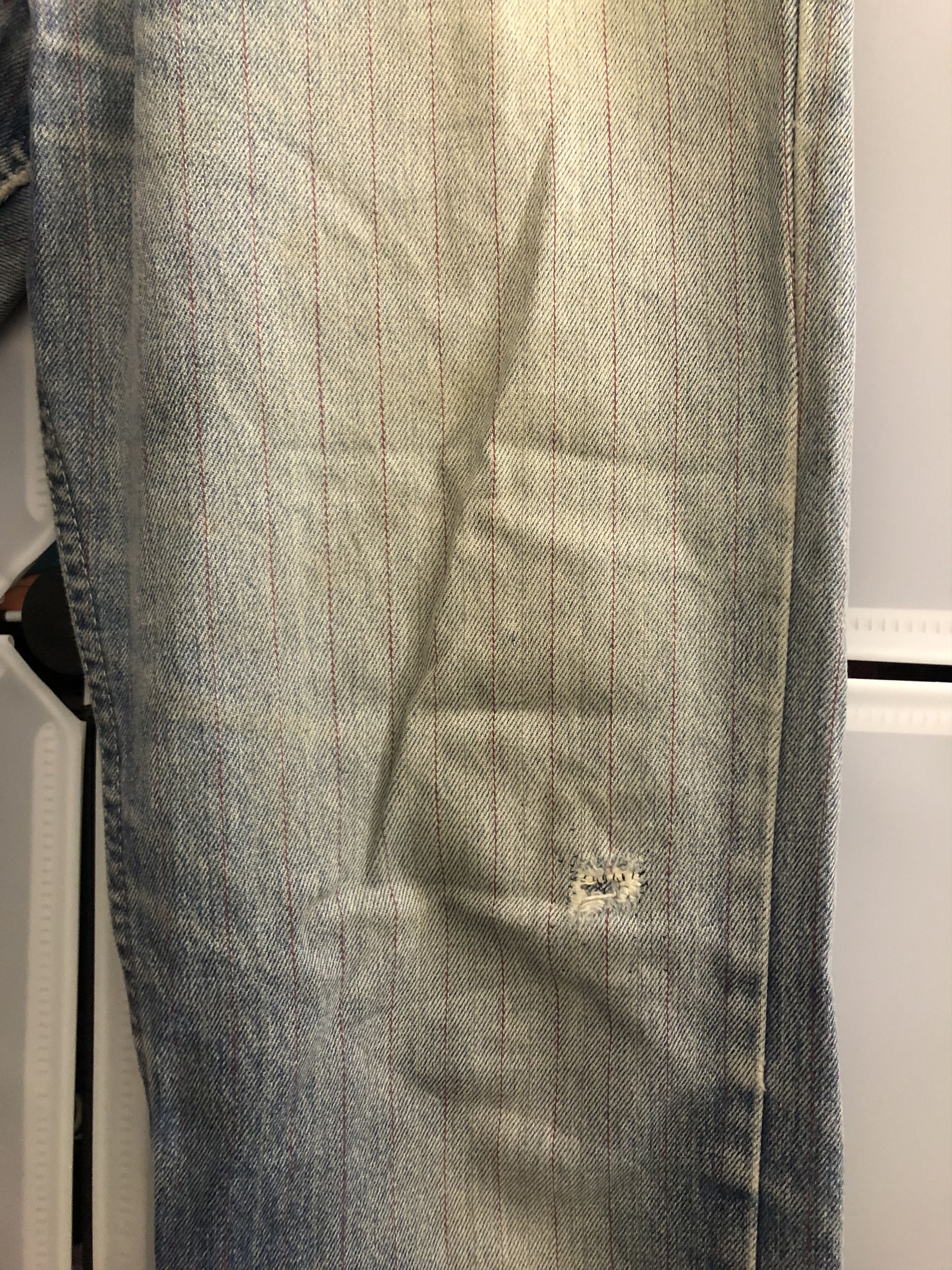 Levi's Vintage Levis 1975 Red Stripe Design Denim Pants Size US 33 - 4 Thumbnail