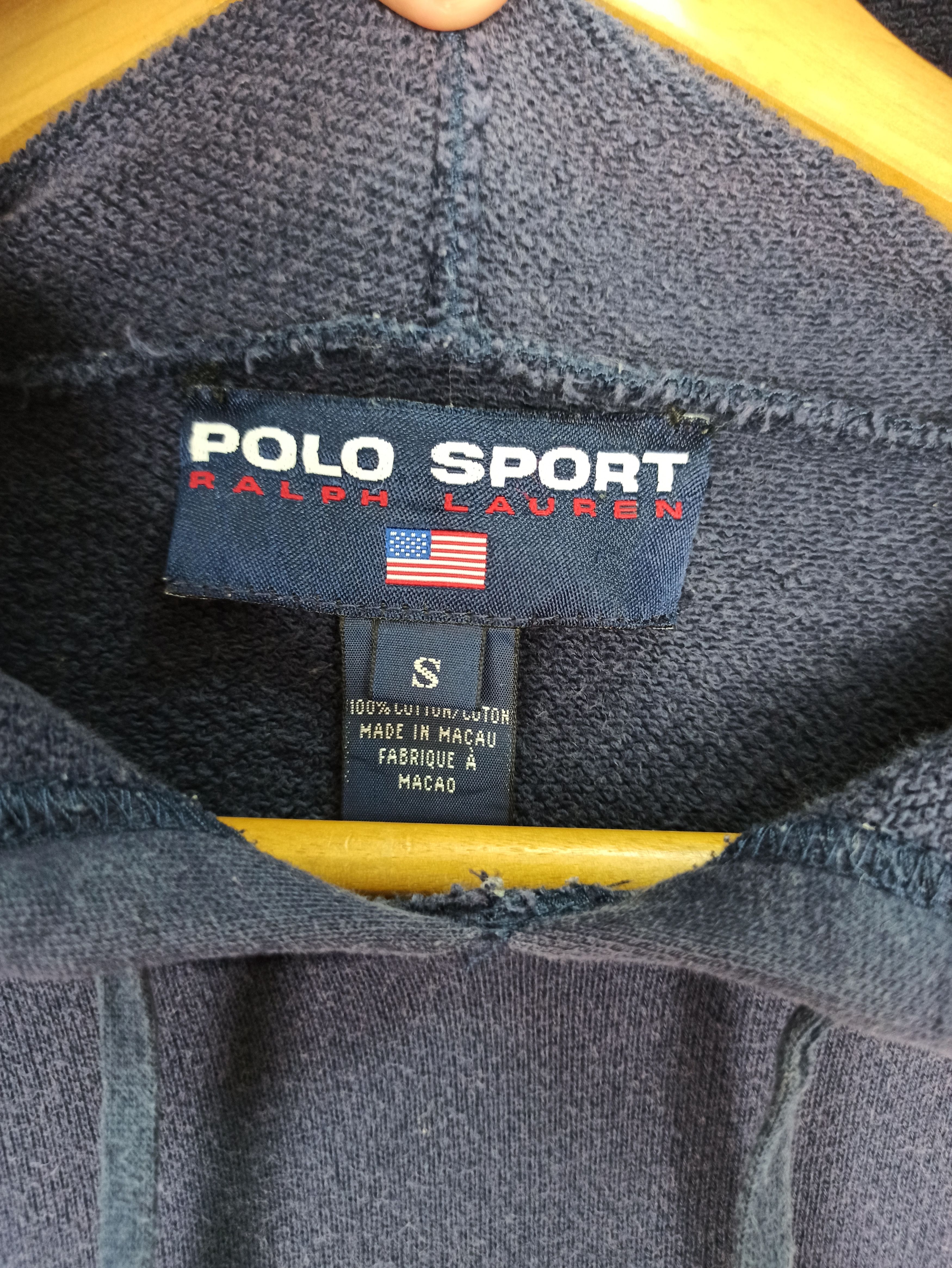 Polo Ralph Lauren Vintage Polo Sports Hoodie Small Logo USA (c47) Size US S / EU 44-46 / 1 - 5 Thumbnail