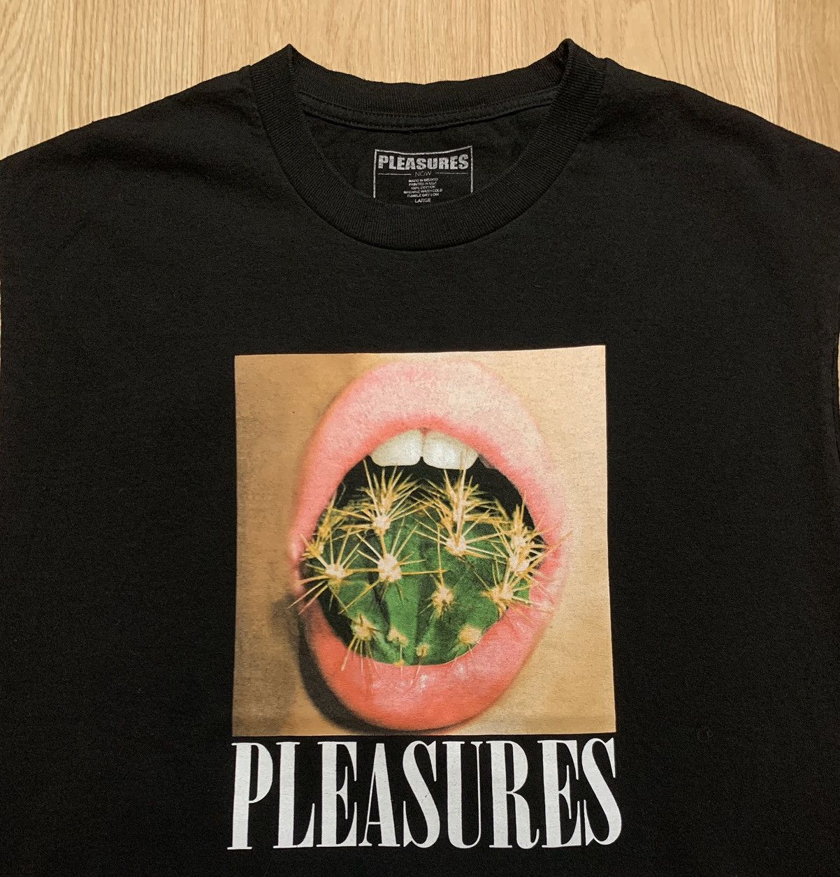 Pleasures Pleasures Cactus Mouth T-Shirt Size US L / EU 52-54 / 3 - 3 Thumbnail