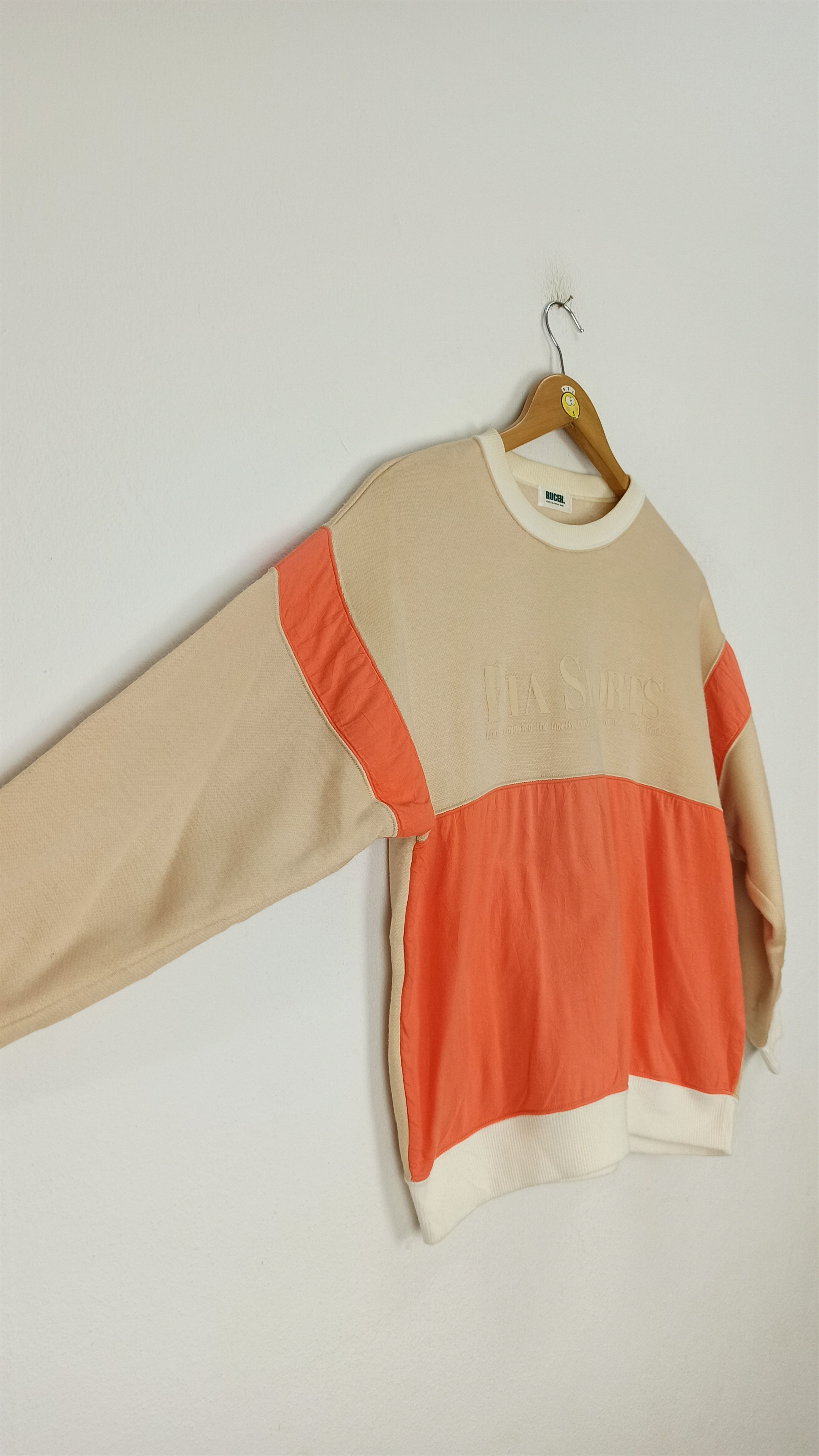 Japanese Brand Vintage Pia sport Sweatshirt Crewneck Spells out Logo Size US S / EU 44-46 / 1 - 4 Thumbnail