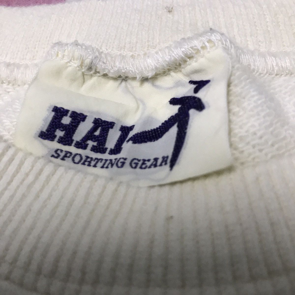 Hai Sporting Gear Monogram Embroidery Logo Sweatshirt By I.S