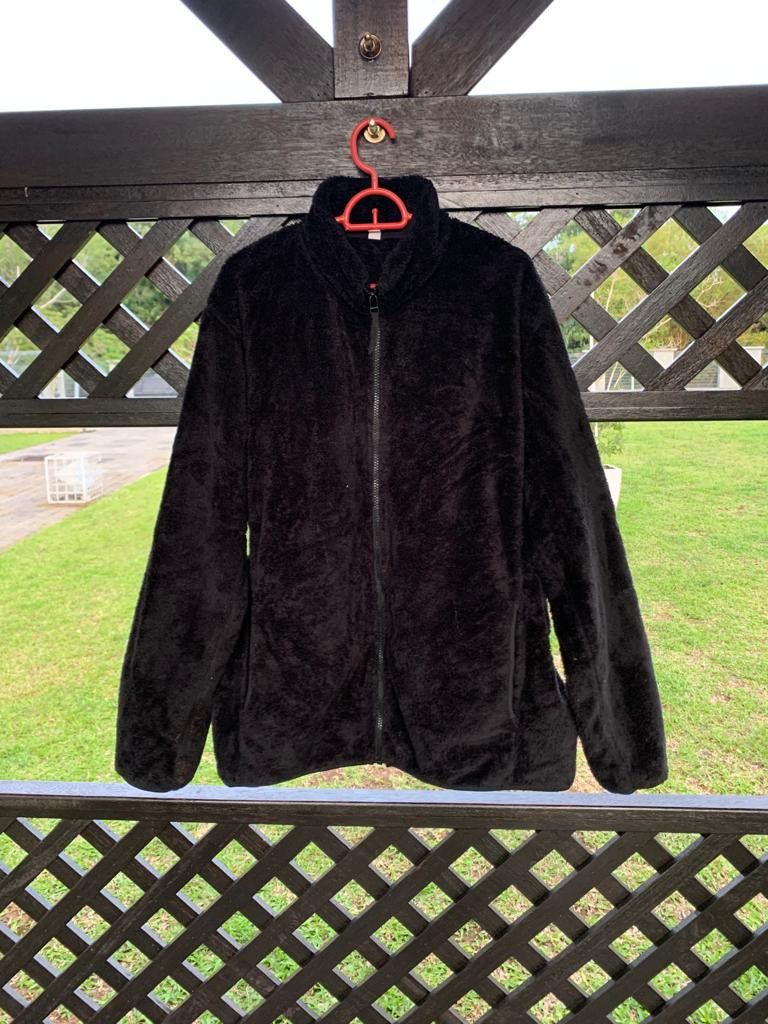 Japanese Brand × Uniqlo Uniqlo Faux fux Fleece Zipper Jacket Size US XL / EU 56 / 4 - 1 Thumbnail
