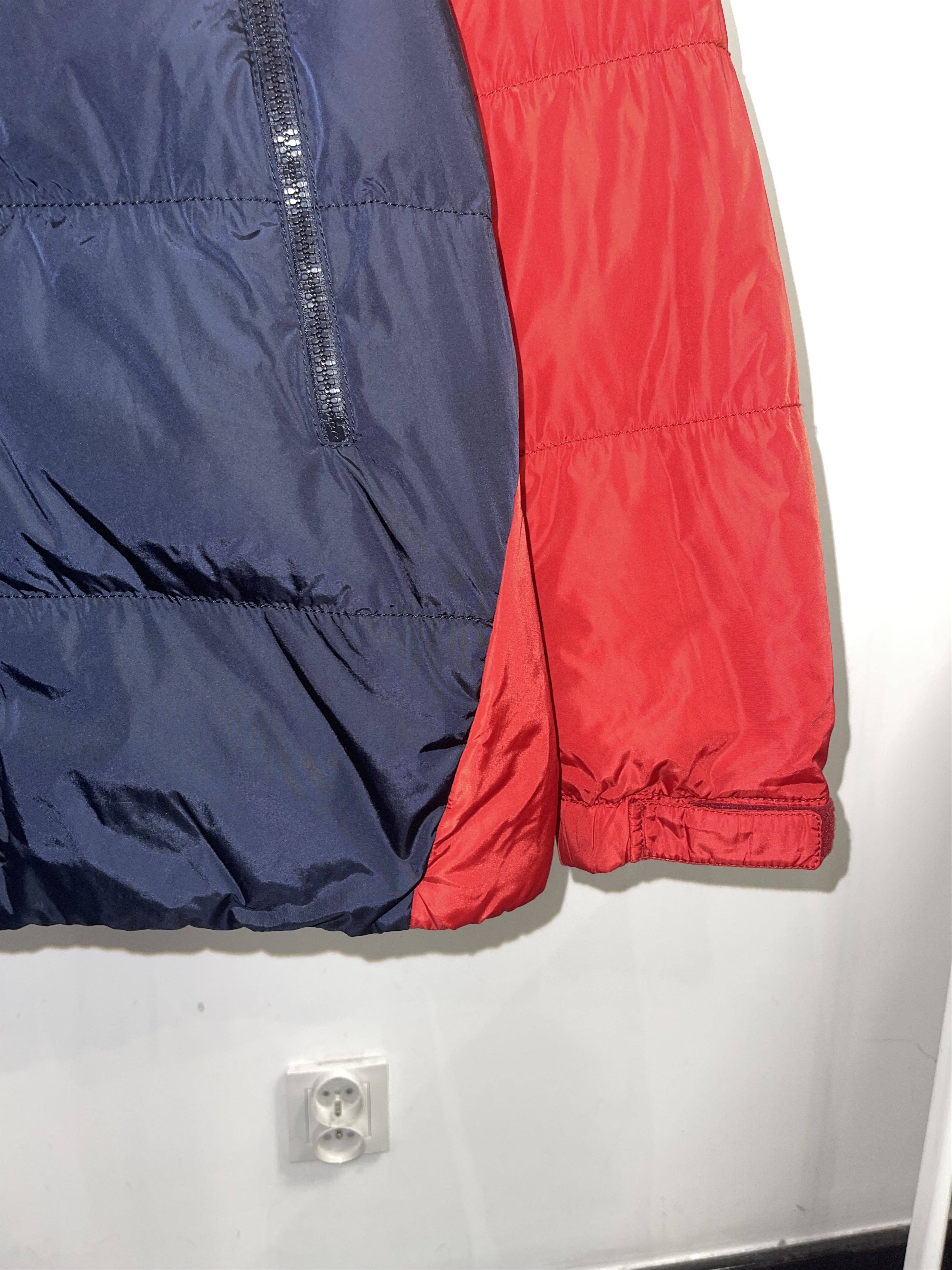 Prada AW08 Prada Red Tab Logo Two Tone Down Puffer Jacket Size US L / EU 52-54 / 3 - 4 Thumbnail
