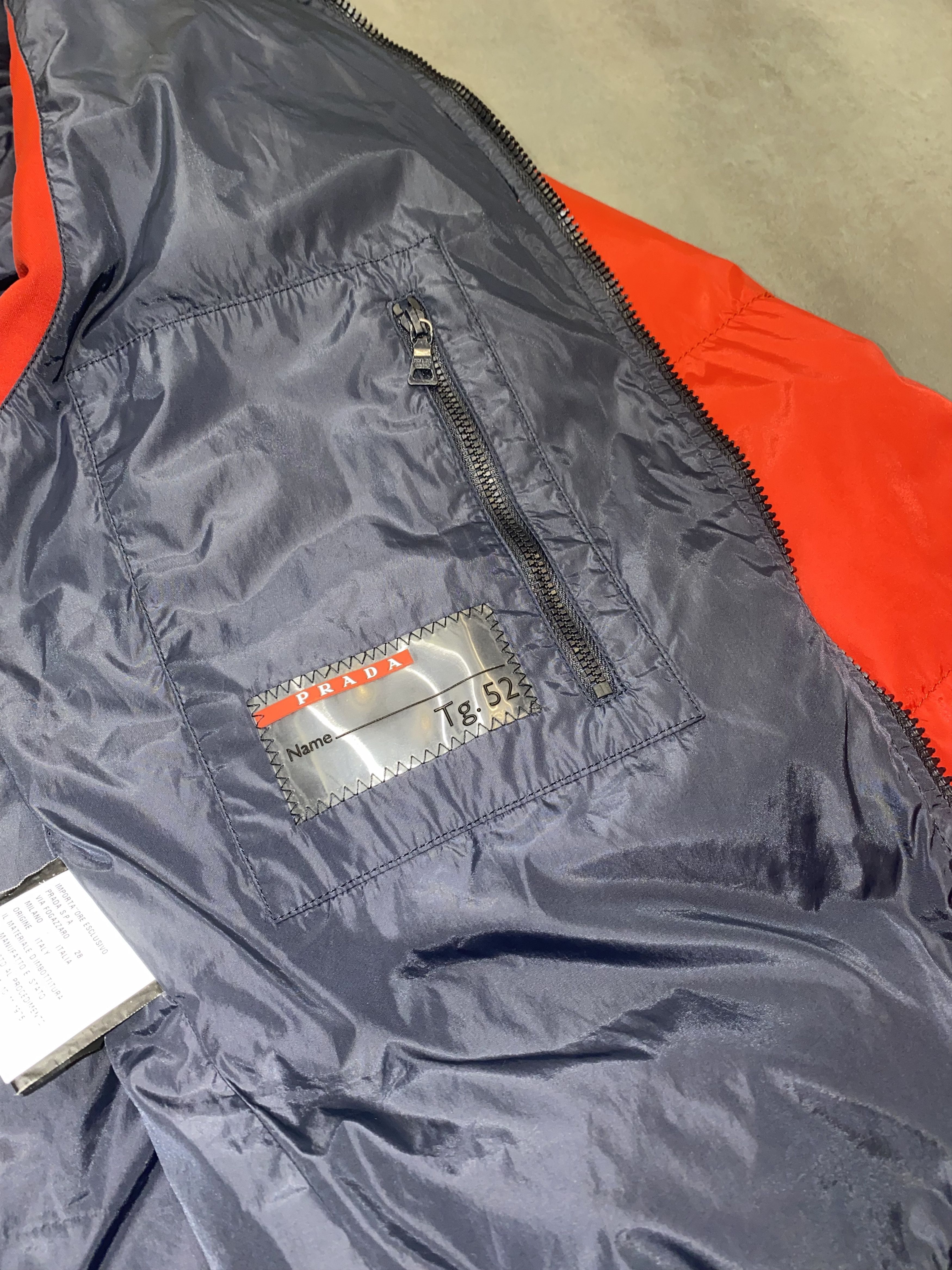 Prada AW08 Prada Red Tab Logo Two Tone Down Puffer Jacket Size US L / EU 52-54 / 3 - 17 Thumbnail