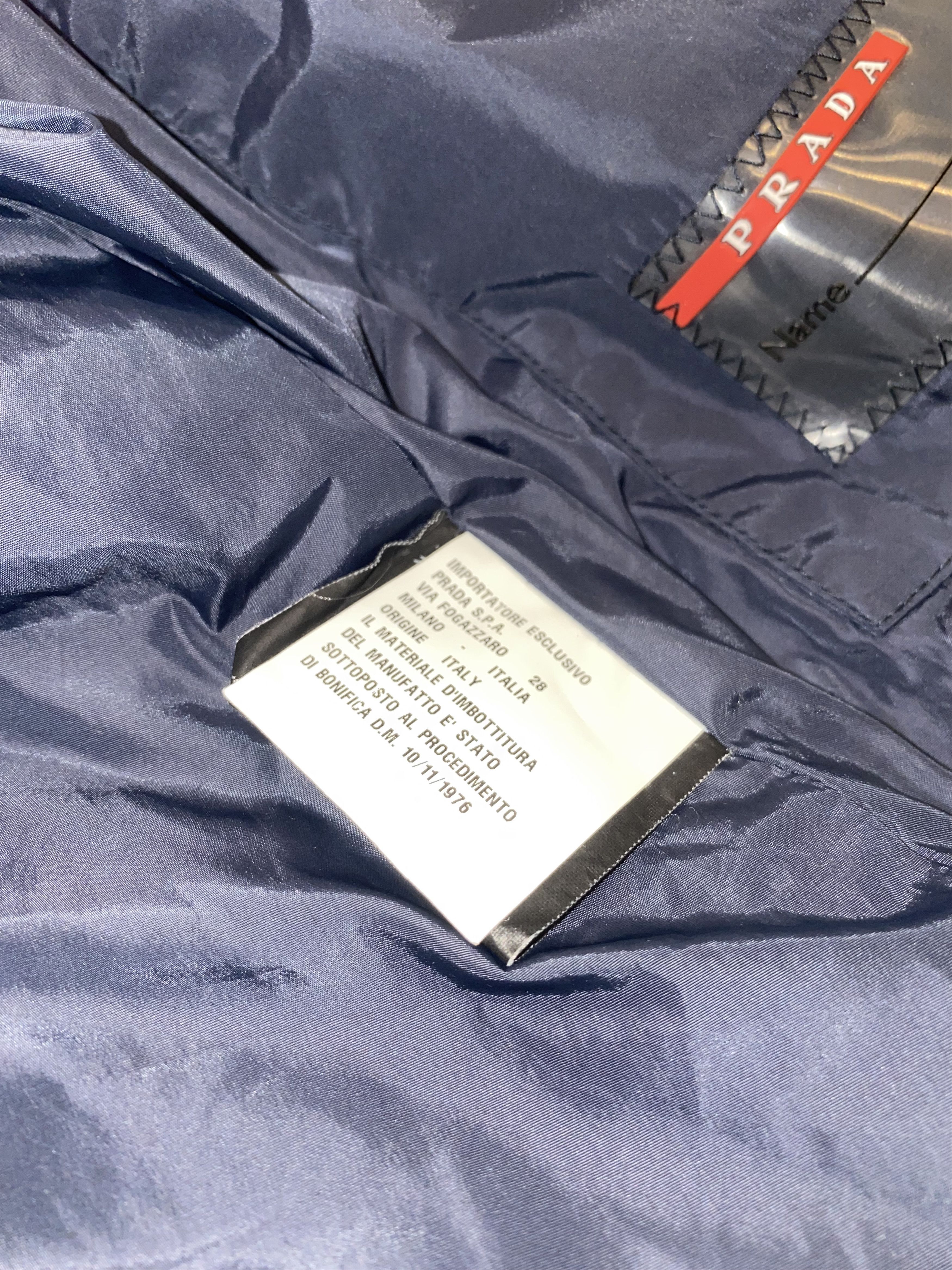 Prada AW08 Prada Red Tab Logo Two Tone Down Puffer Jacket Size US L / EU 52-54 / 3 - 18 Thumbnail