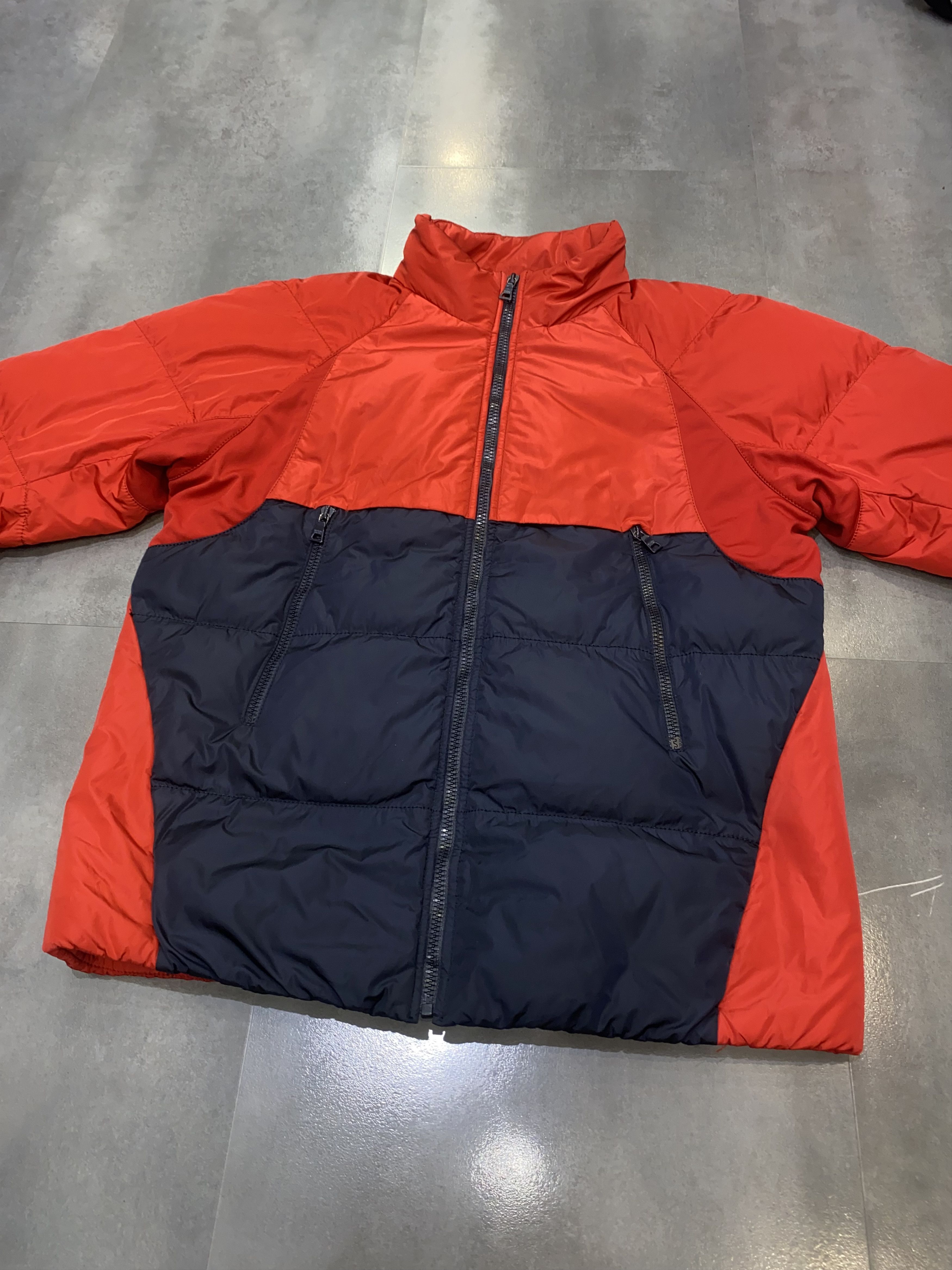 Prada AW08 Prada Red Tab Logo Two Tone Down Puffer Jacket Size US L / EU 52-54 / 3 - 10 Thumbnail