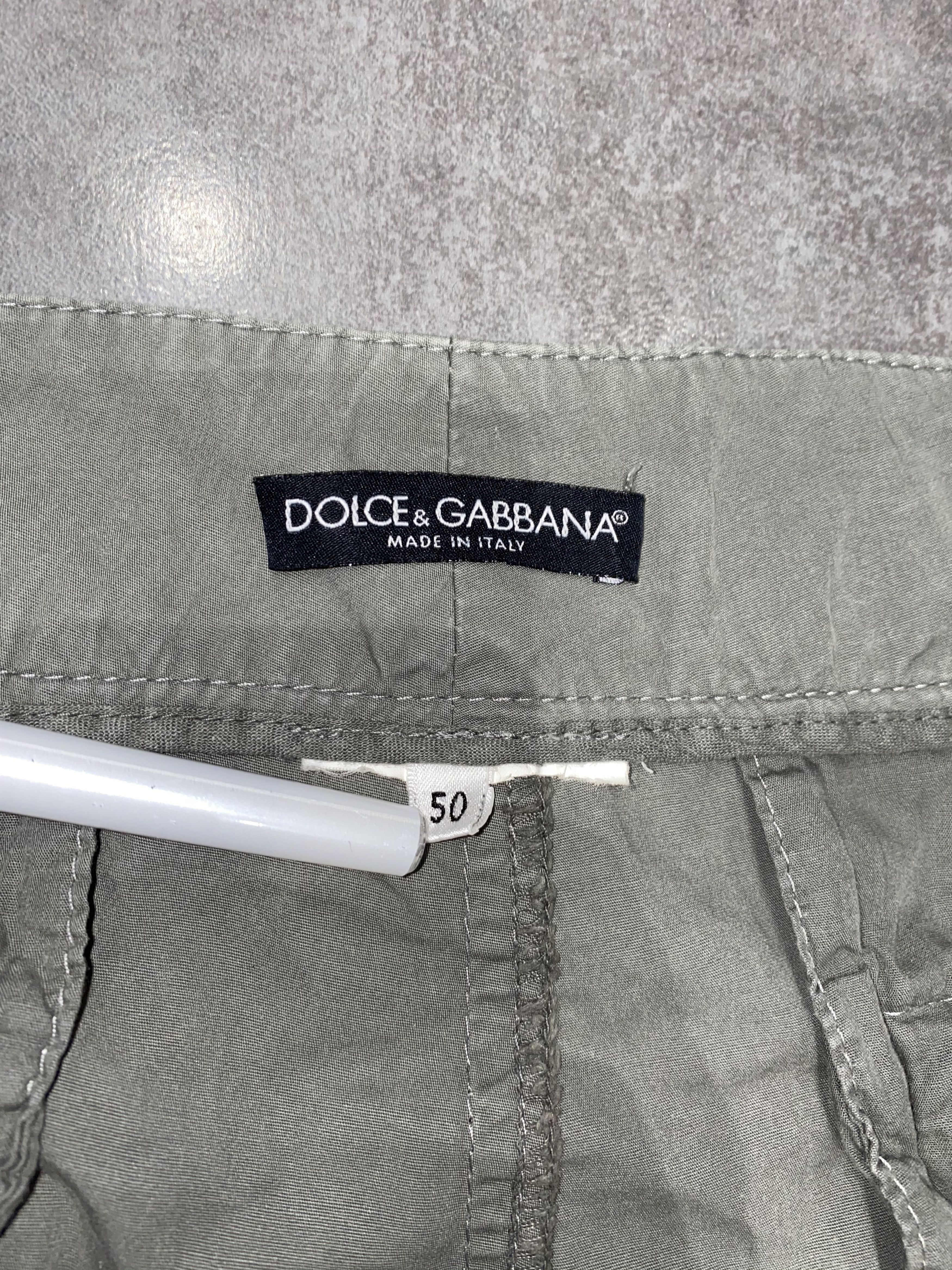 Dolce & Gabbana Archive Dolce Gabbana Olive Bondage Cargo Pants Size US 34 / EU 50 - 16 Thumbnail