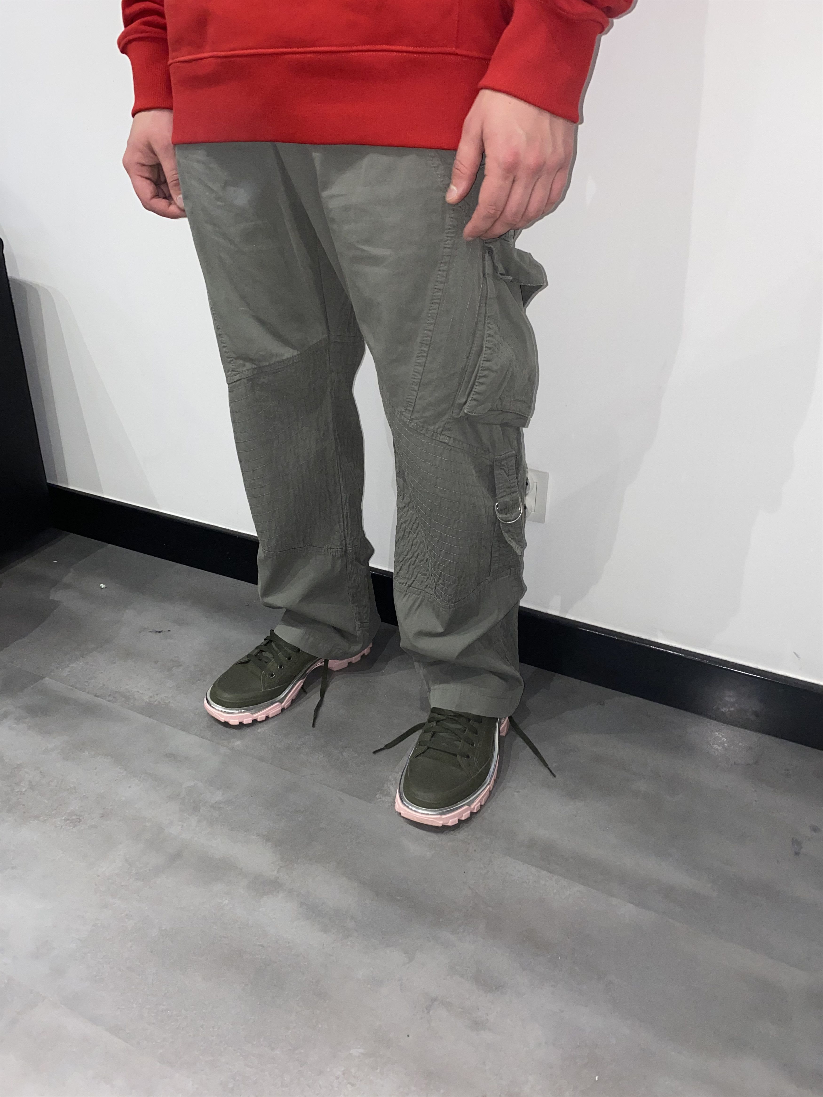 Dolce & Gabbana Archive Dolce Gabbana Olive Bondage Cargo Pants Size US 34 / EU 50 - 4 Thumbnail