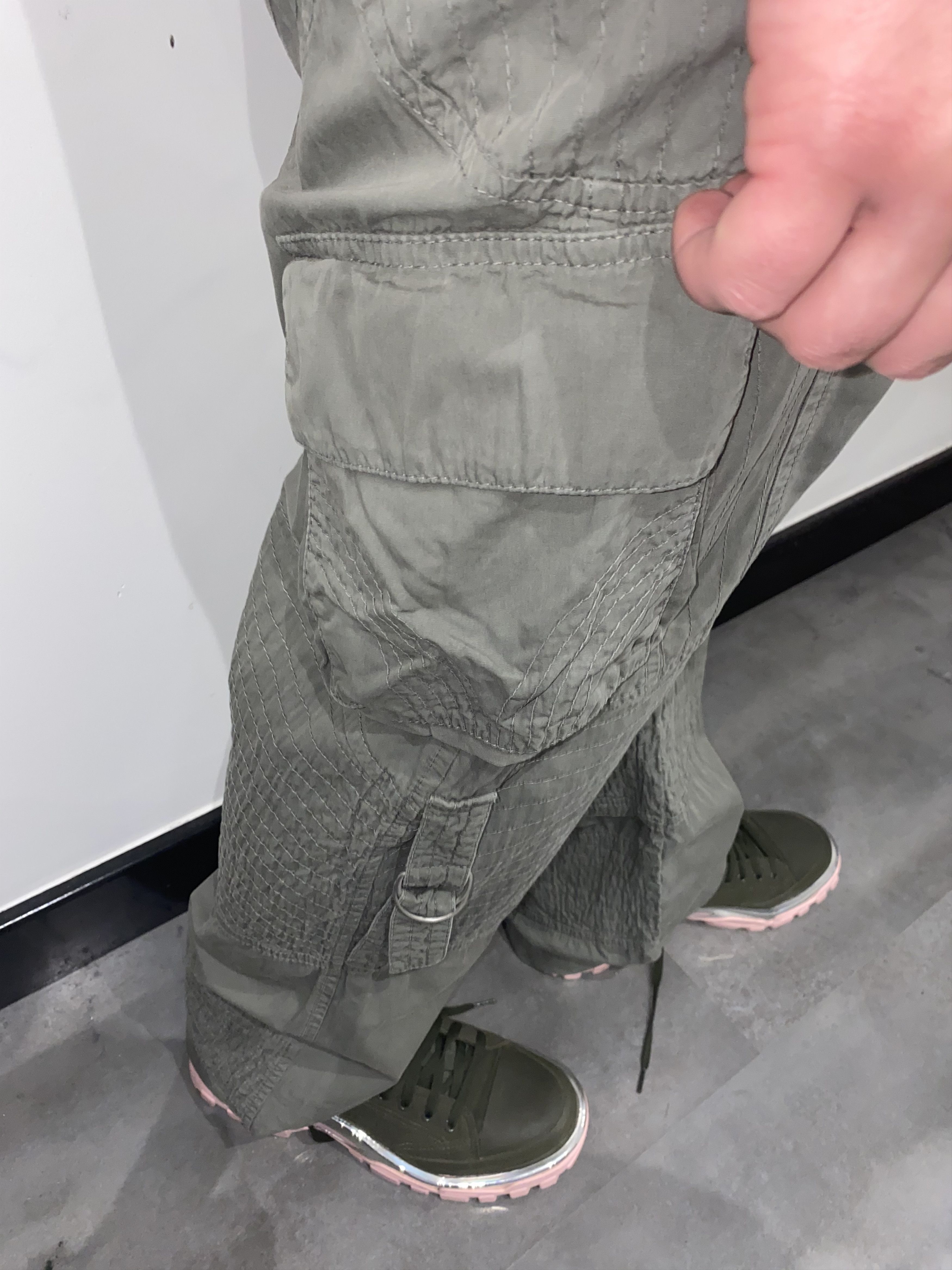 Dolce & Gabbana Archive Dolce Gabbana Olive Bondage Cargo Pants Size US 34 / EU 50 - 7 Thumbnail