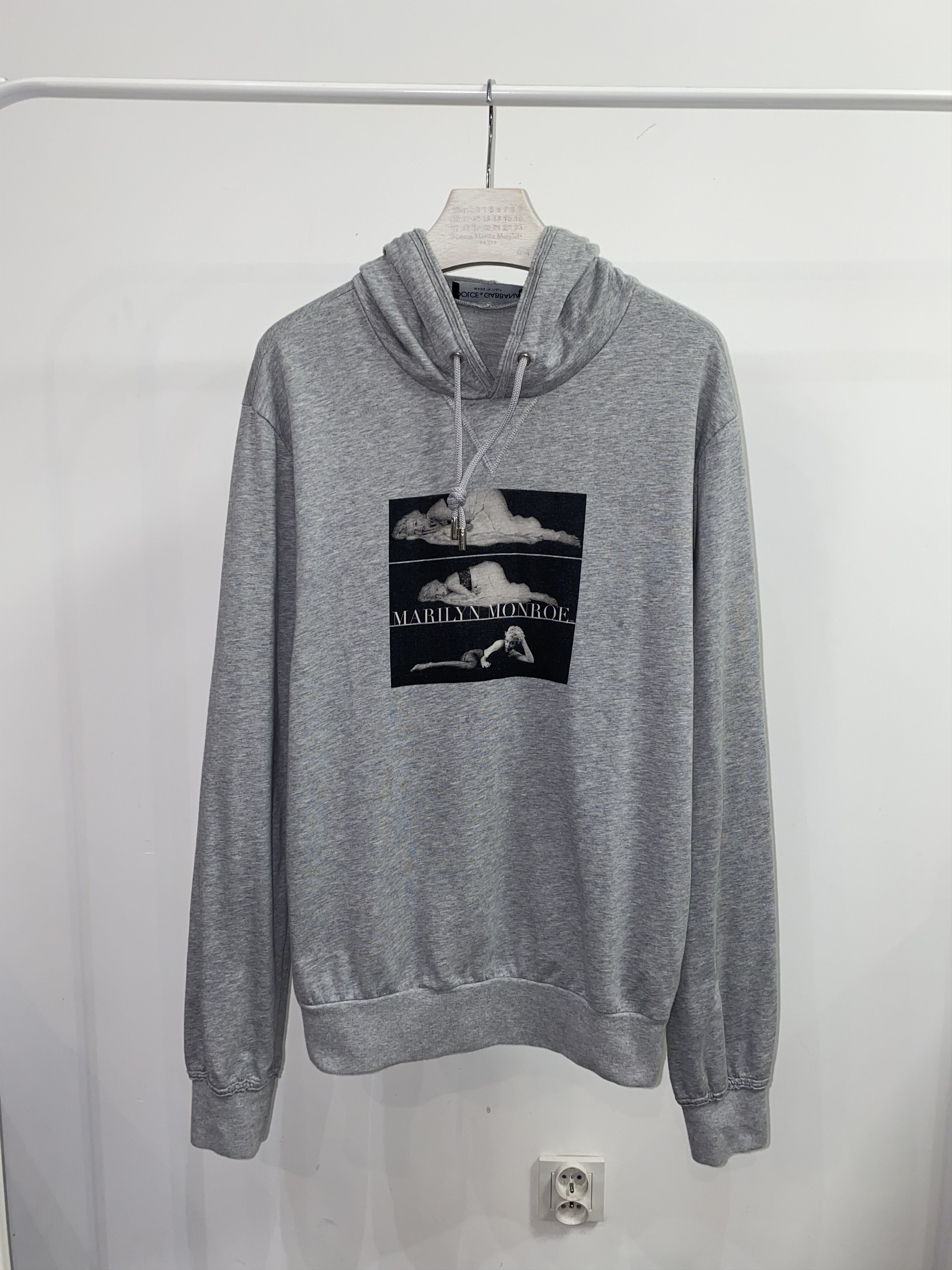 Dolce & Gabbana Dolce & Gabbana Marilyn Monroe Gray Inside Out Hoodie Size US M / EU 48-50 / 2 - 1 Thumbnail