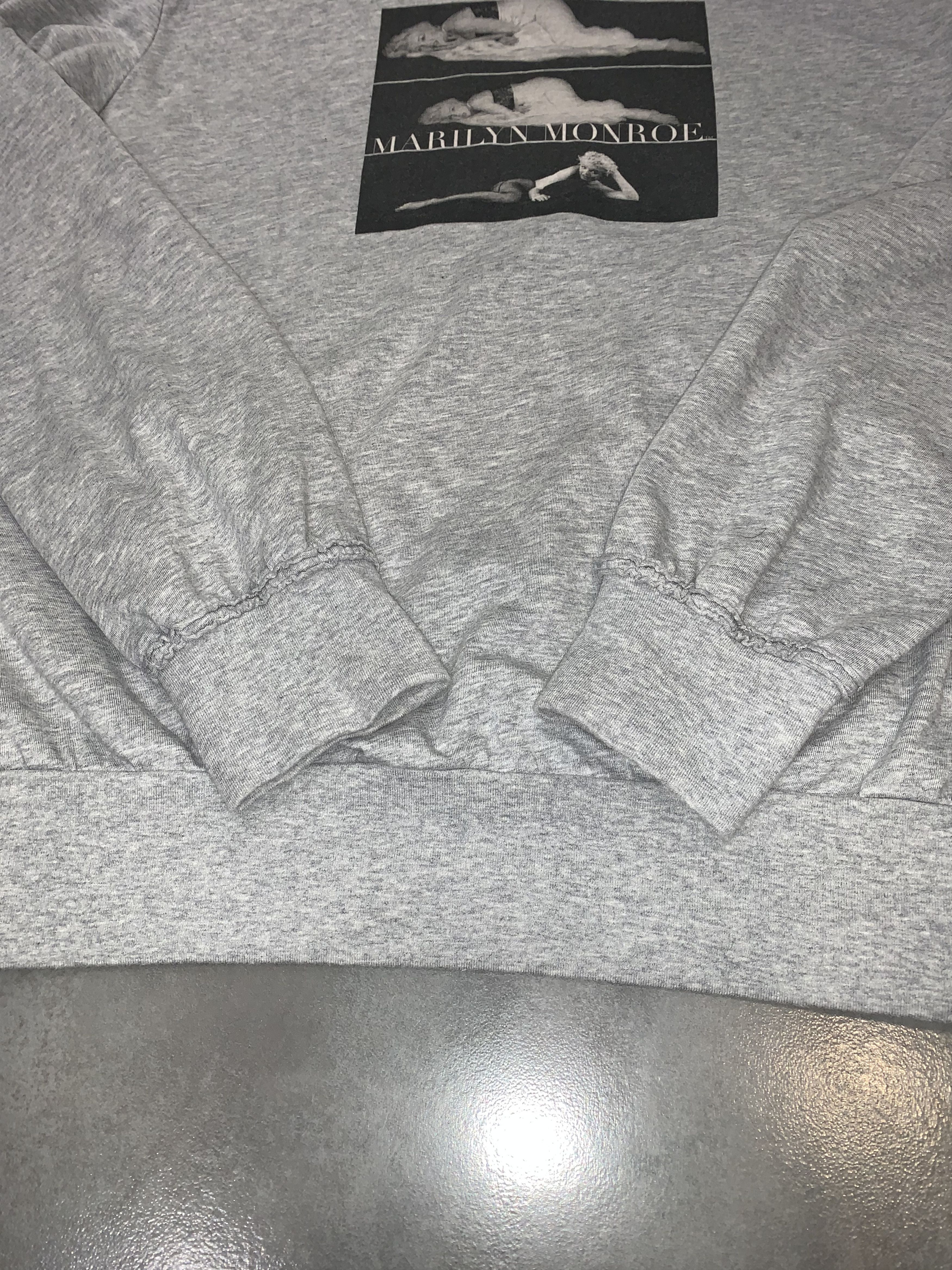 Dolce & Gabbana Dolce & Gabbana Marilyn Monroe Gray Inside Out Hoodie Size US M / EU 48-50 / 2 - 10 Thumbnail