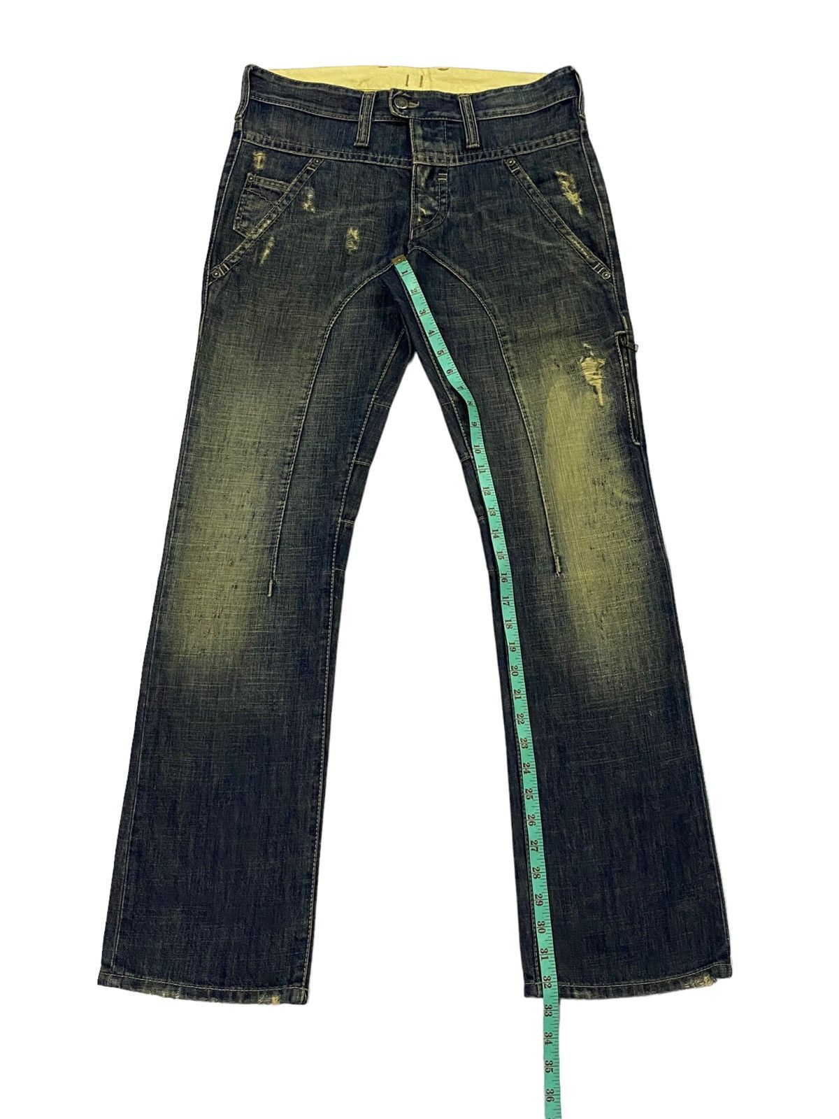 Neil Barrett Neil Barrett Ripped Distressed Denim Jeans Size US 32 / EU 48 - 7 Thumbnail