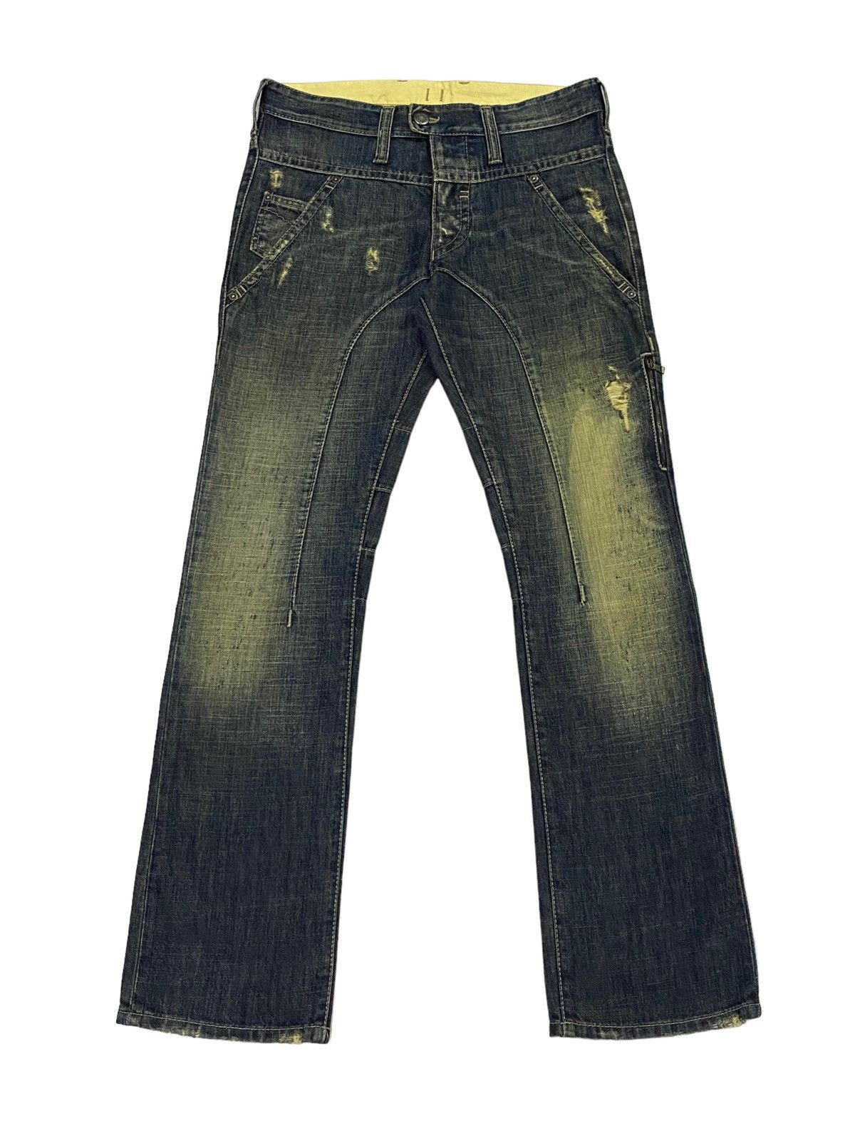 Neil Barrett Neil Barrett Ripped Distressed Denim Jeans Size US 32 / EU 48 - 2 Thumbnail