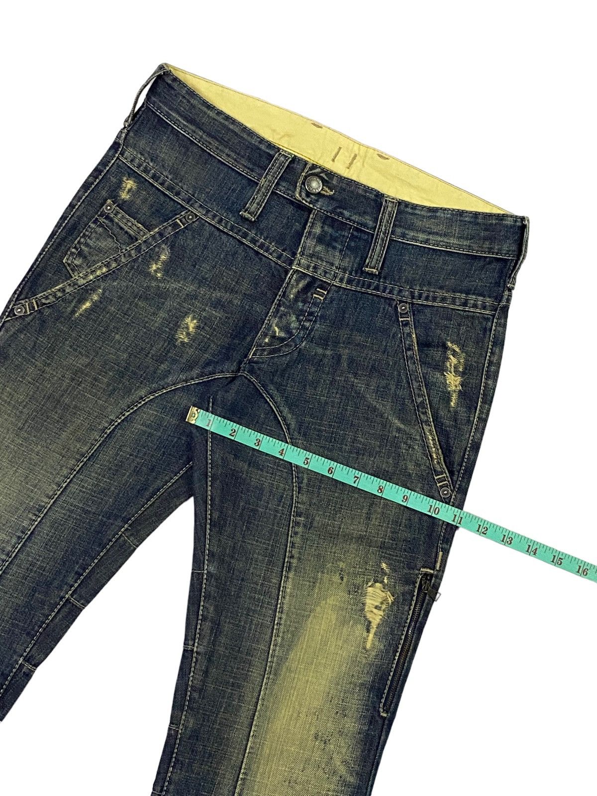 Neil Barrett Neil Barrett Ripped Distressed Denim Jeans Size US 32 / EU 48 - 8 Thumbnail