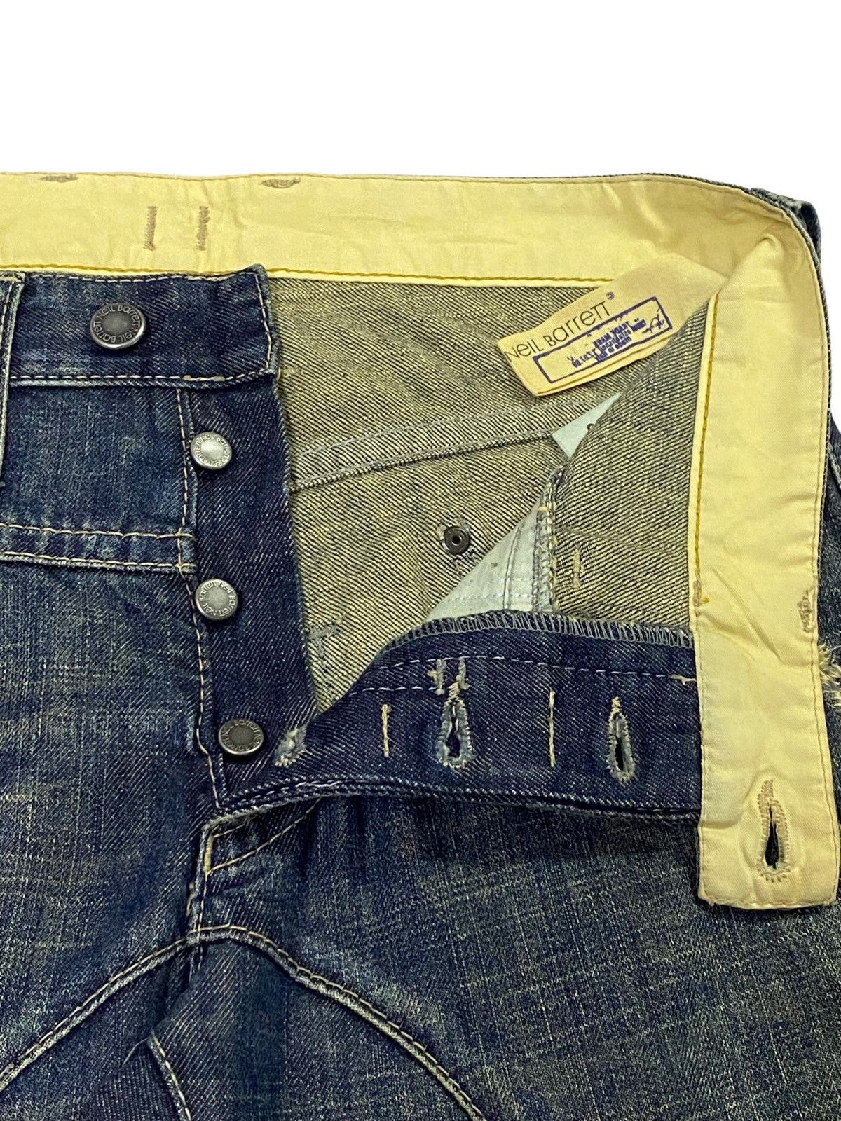 Neil Barrett Neil Barrett Ripped Distressed Denim Jeans Size US 32 / EU 48 - 16 Thumbnail